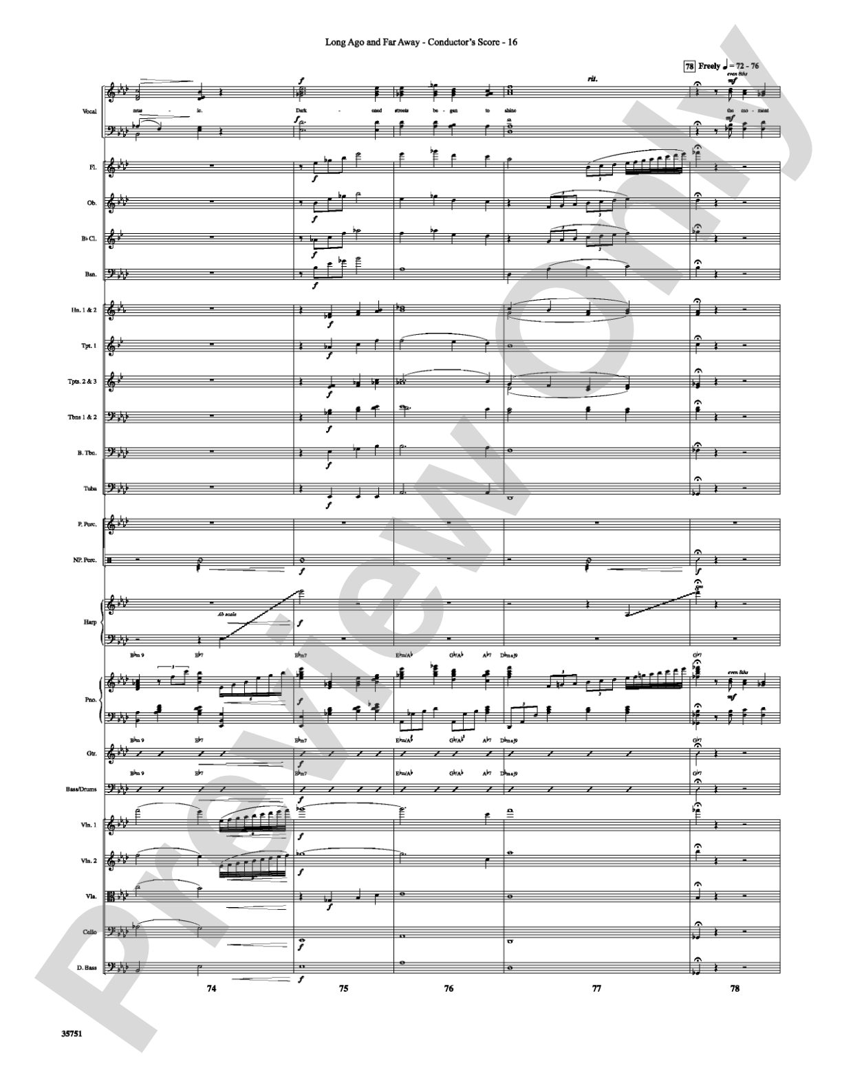 Long Ago and Far Away: Choral SoundPax