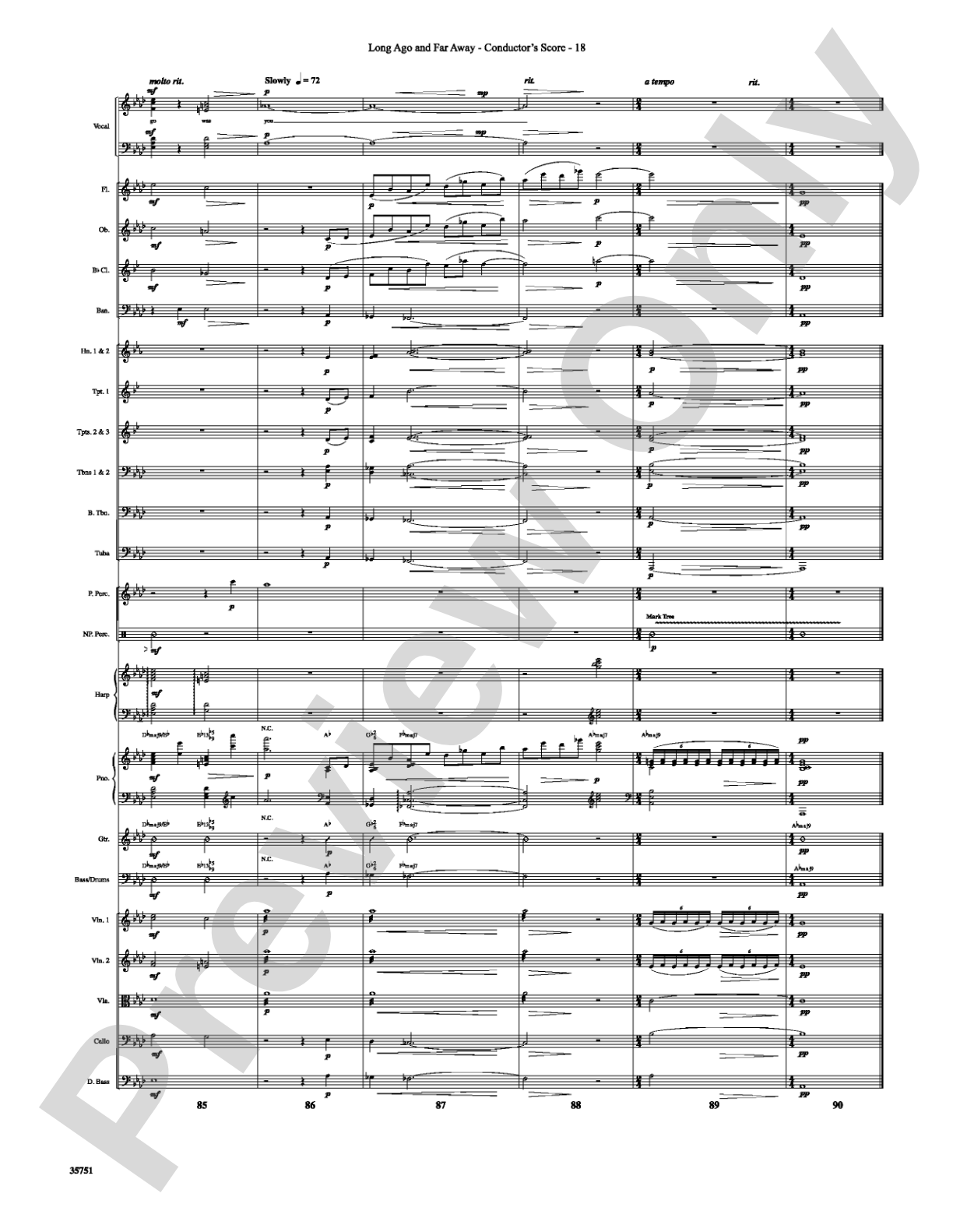 Long Ago and Far Away: Choral SoundPax