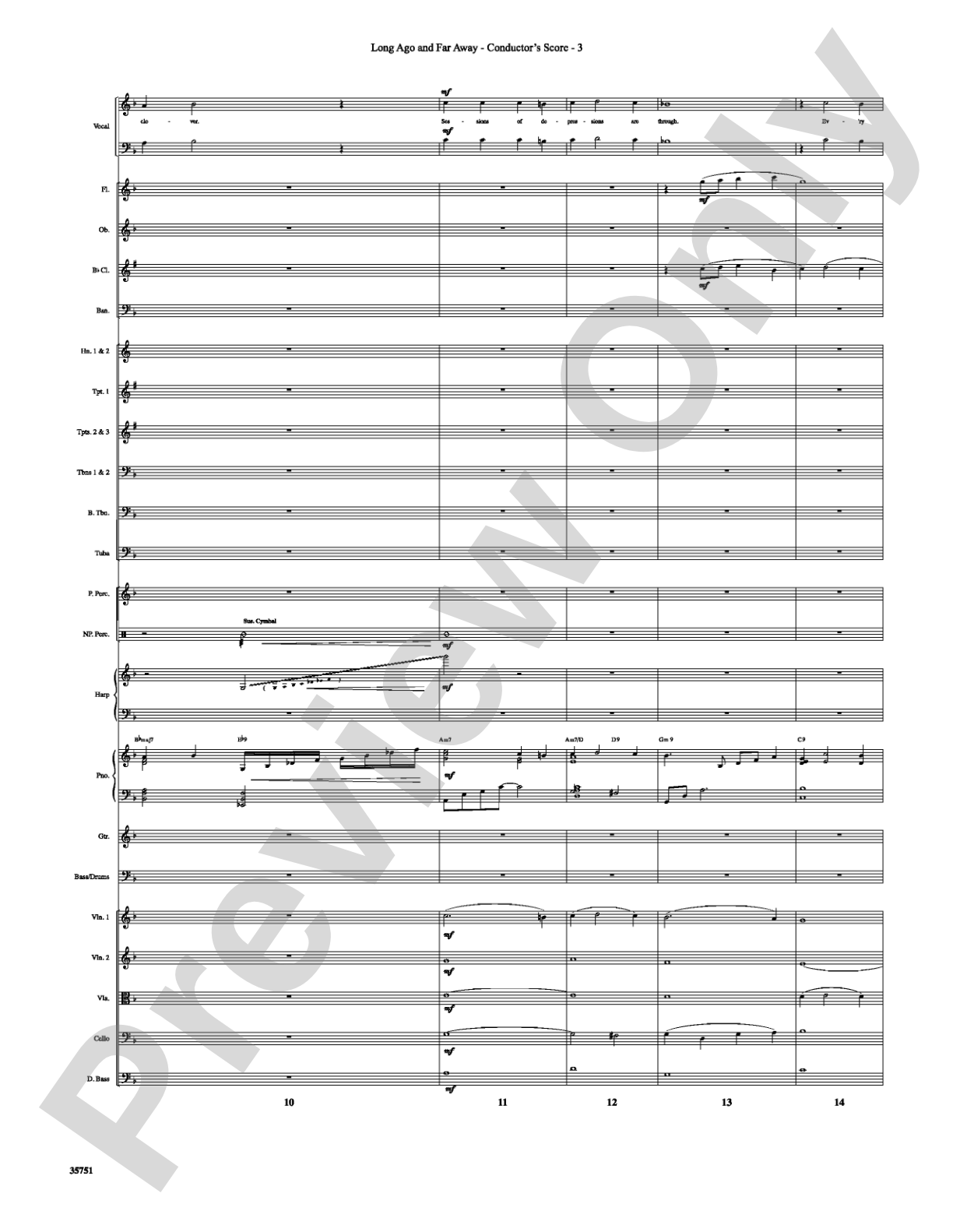 Long Ago and Far Away: Choral SoundPax