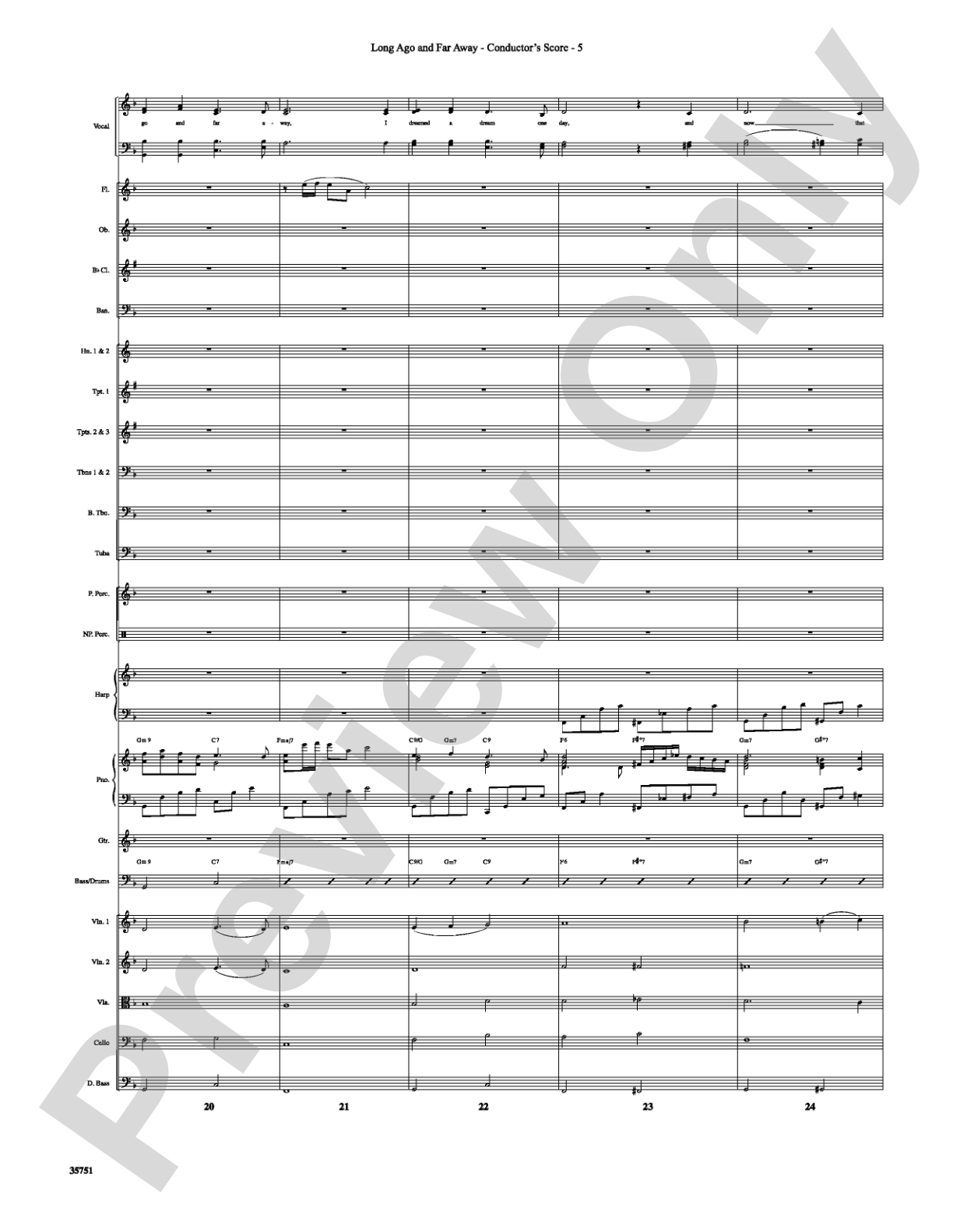 Long Ago and Far Away: Choral SoundPax