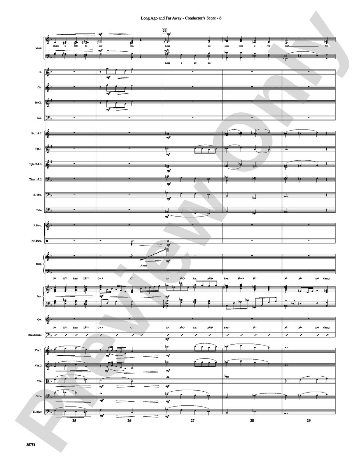 Long Ago and Far Away: Choral SoundPax