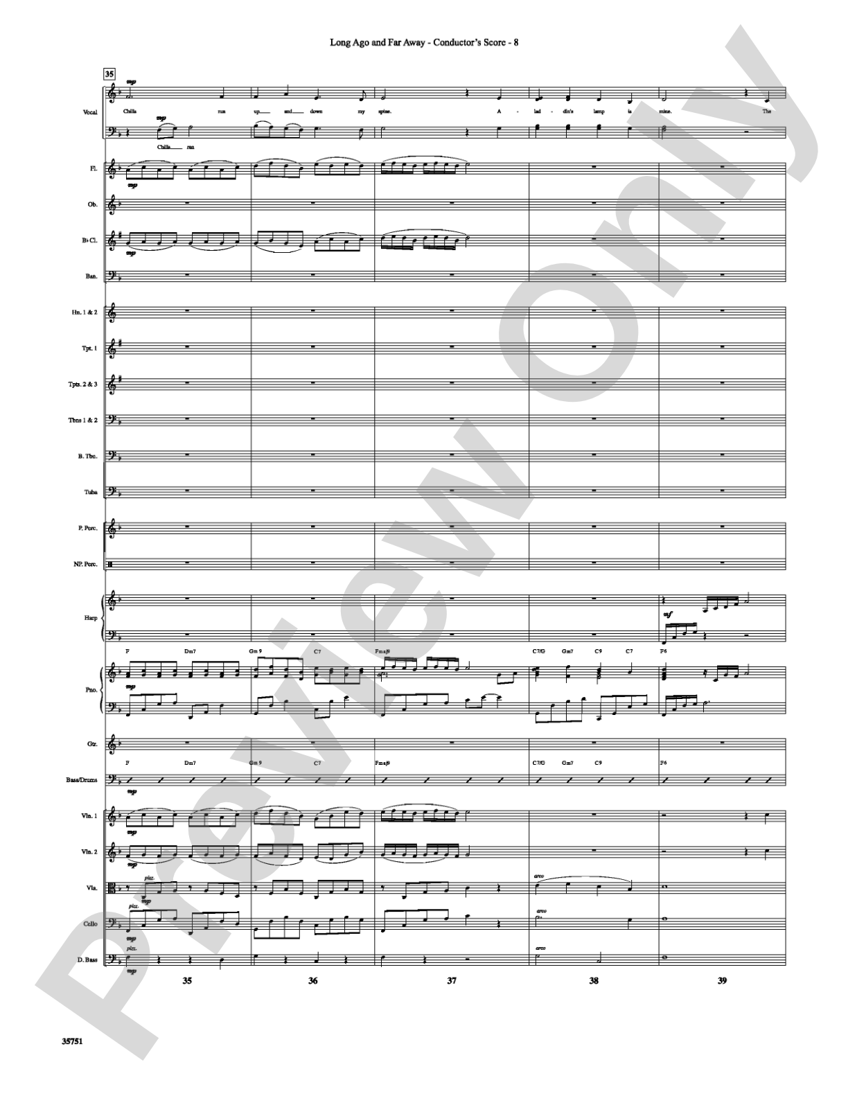 Long Ago and Far Away: Choral SoundPax