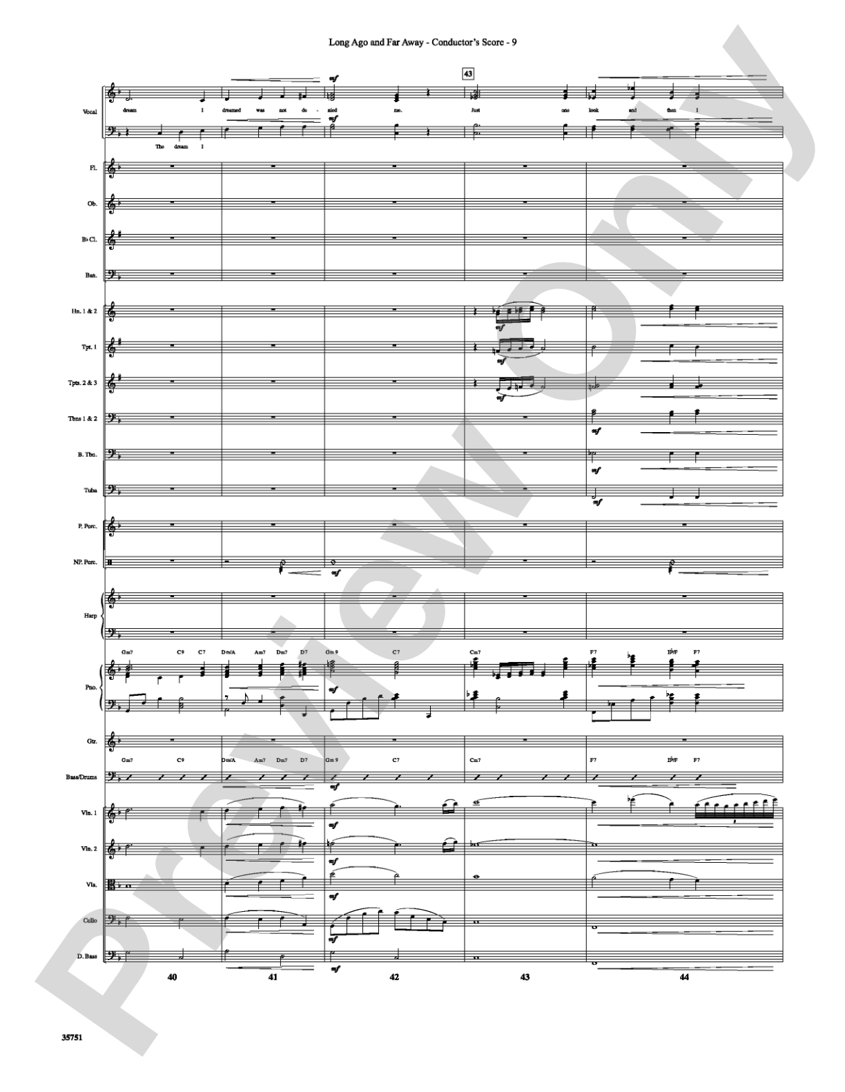 Long Ago and Far Away: Choral SoundPax