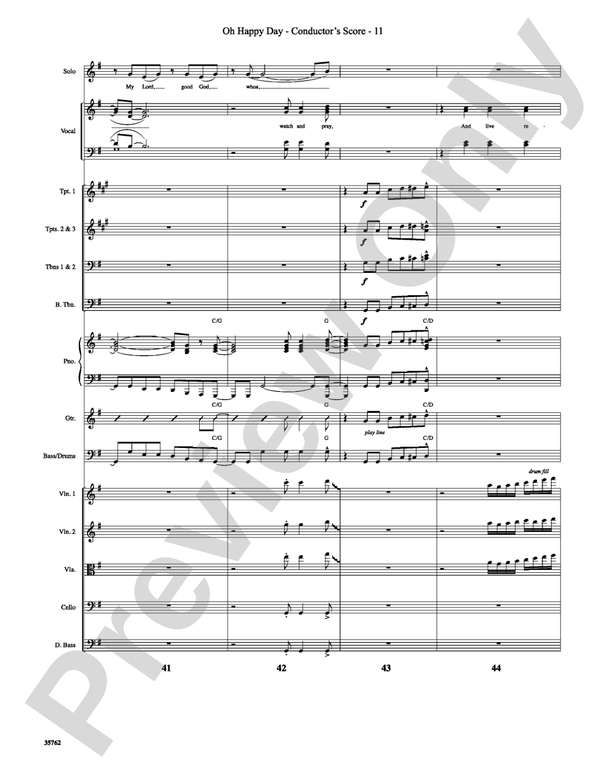 Oh Happy Day: Choral SoundPax