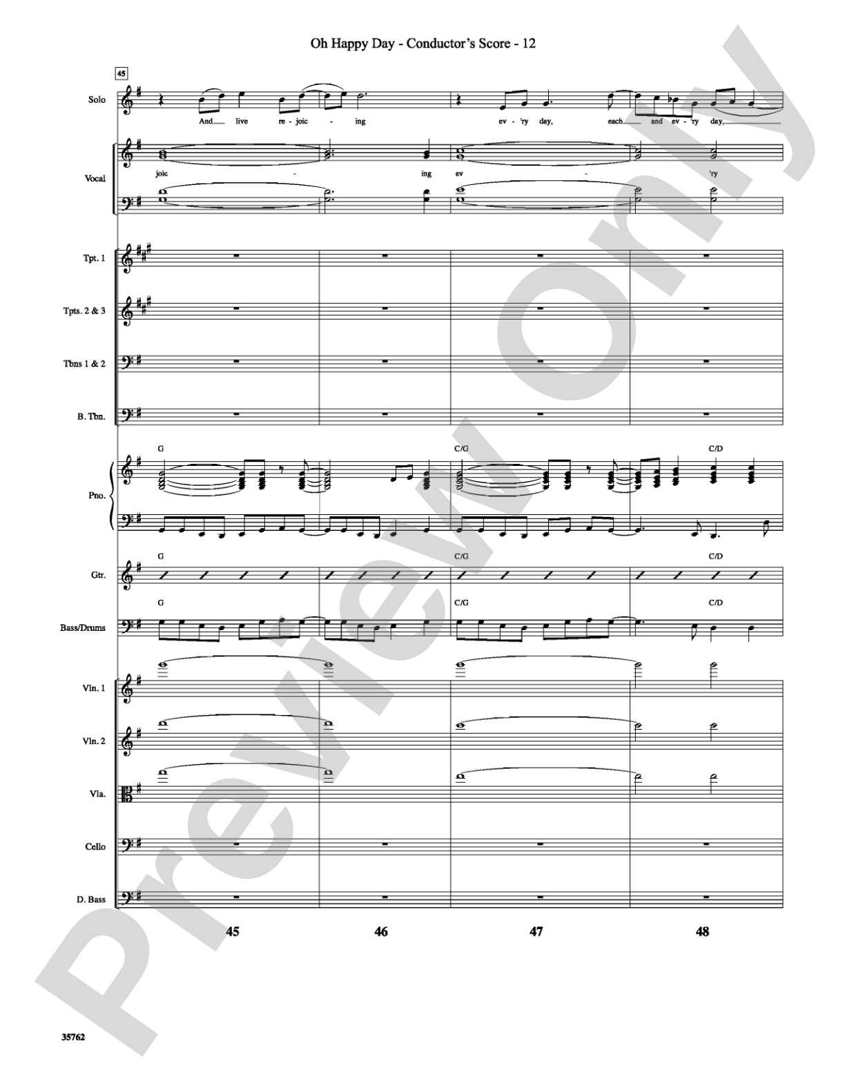 Oh Happy Day: Choral SoundPax