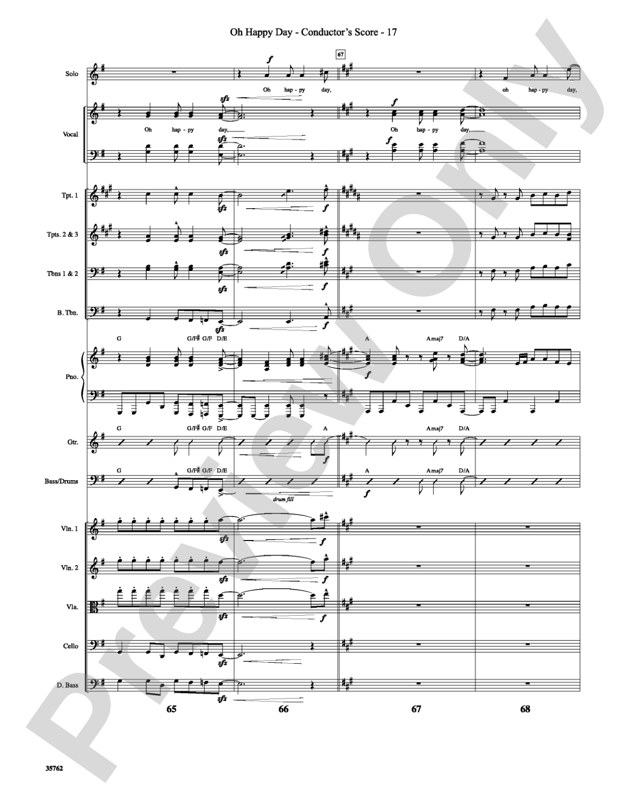 Oh Happy Day: Choral SoundPax