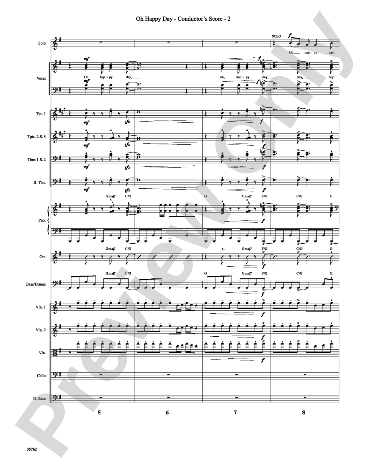 Oh Happy Day: Choral SoundPax