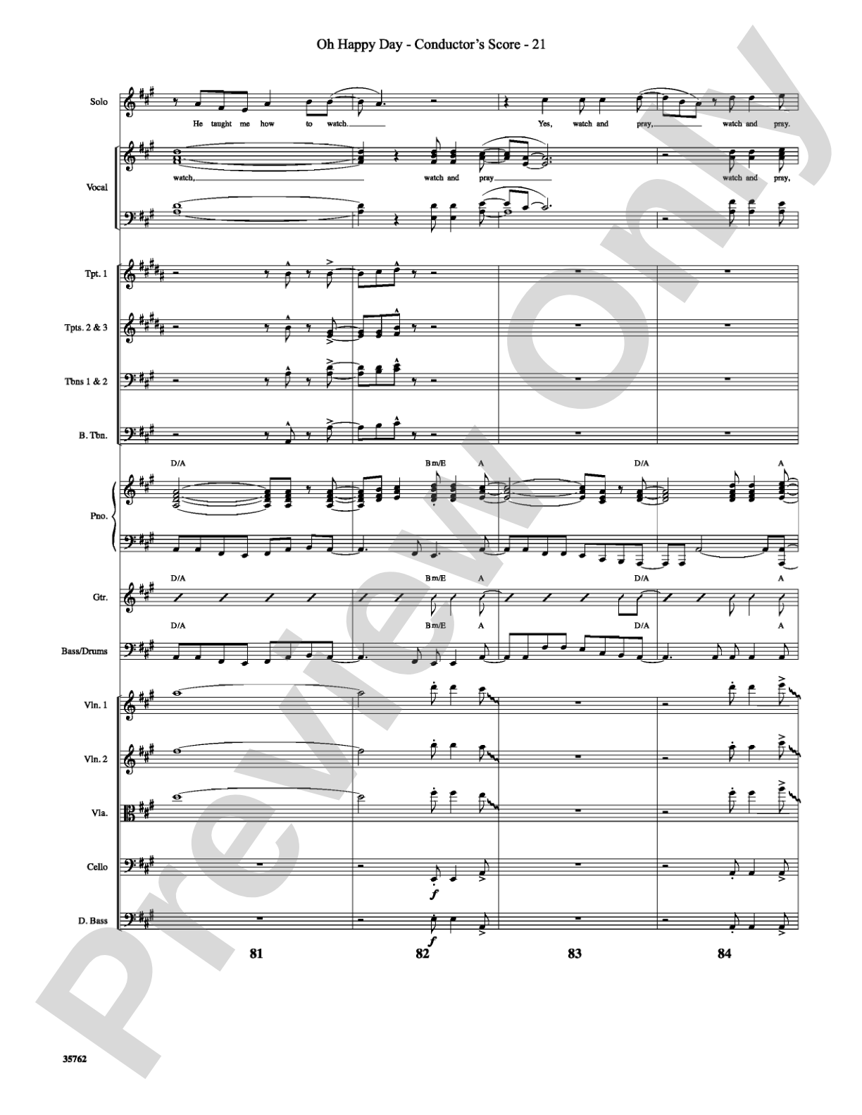 Oh Happy Day: Choral SoundPax