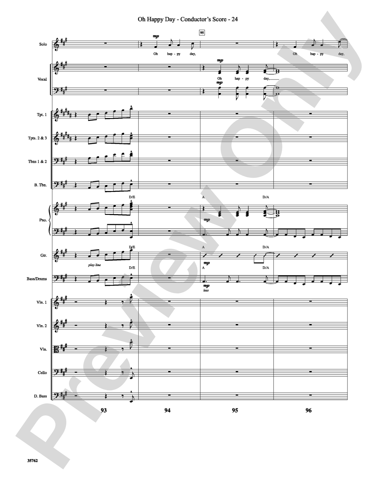 Oh Happy Day: Choral SoundPax
