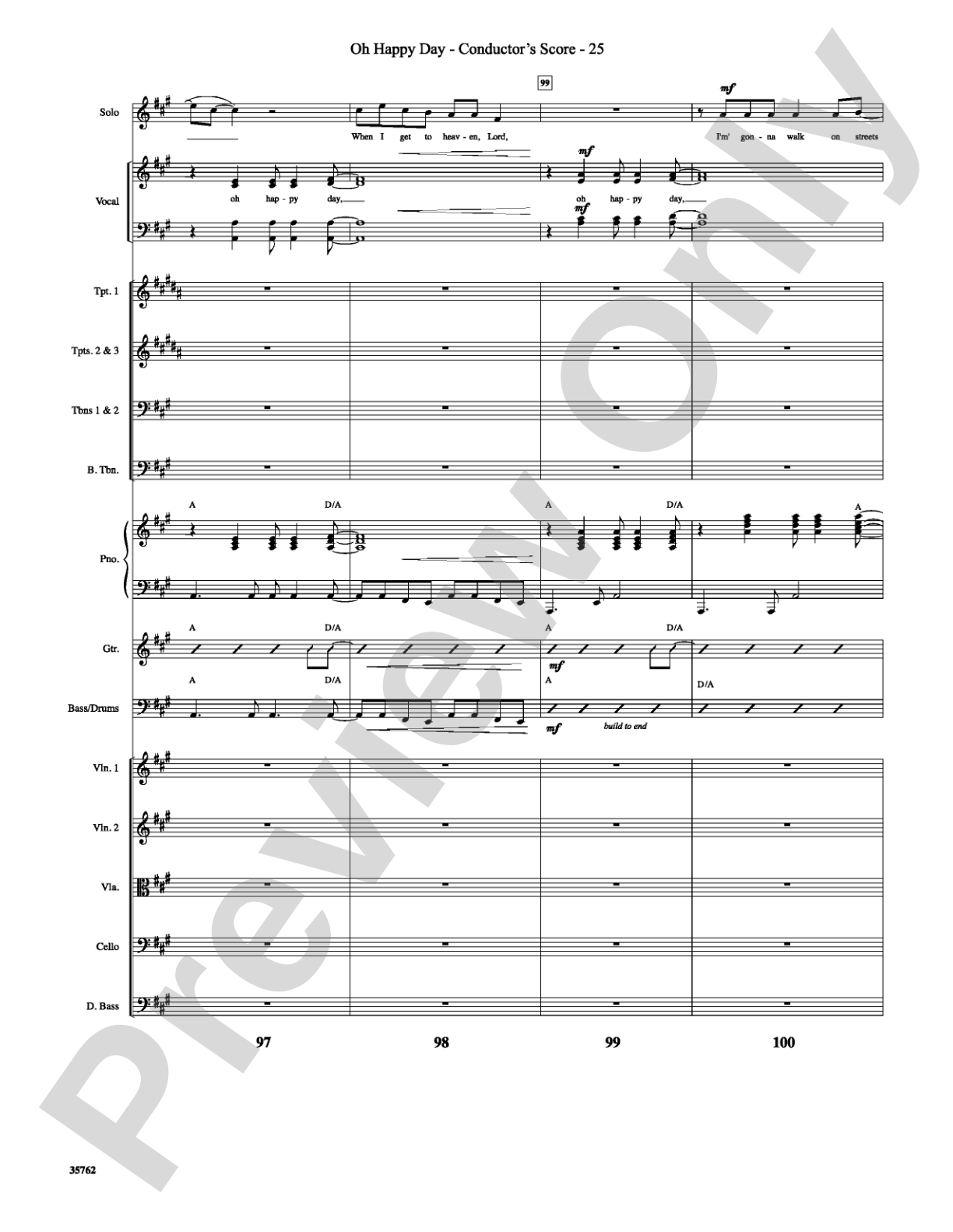 Oh Happy Day: Choral SoundPax