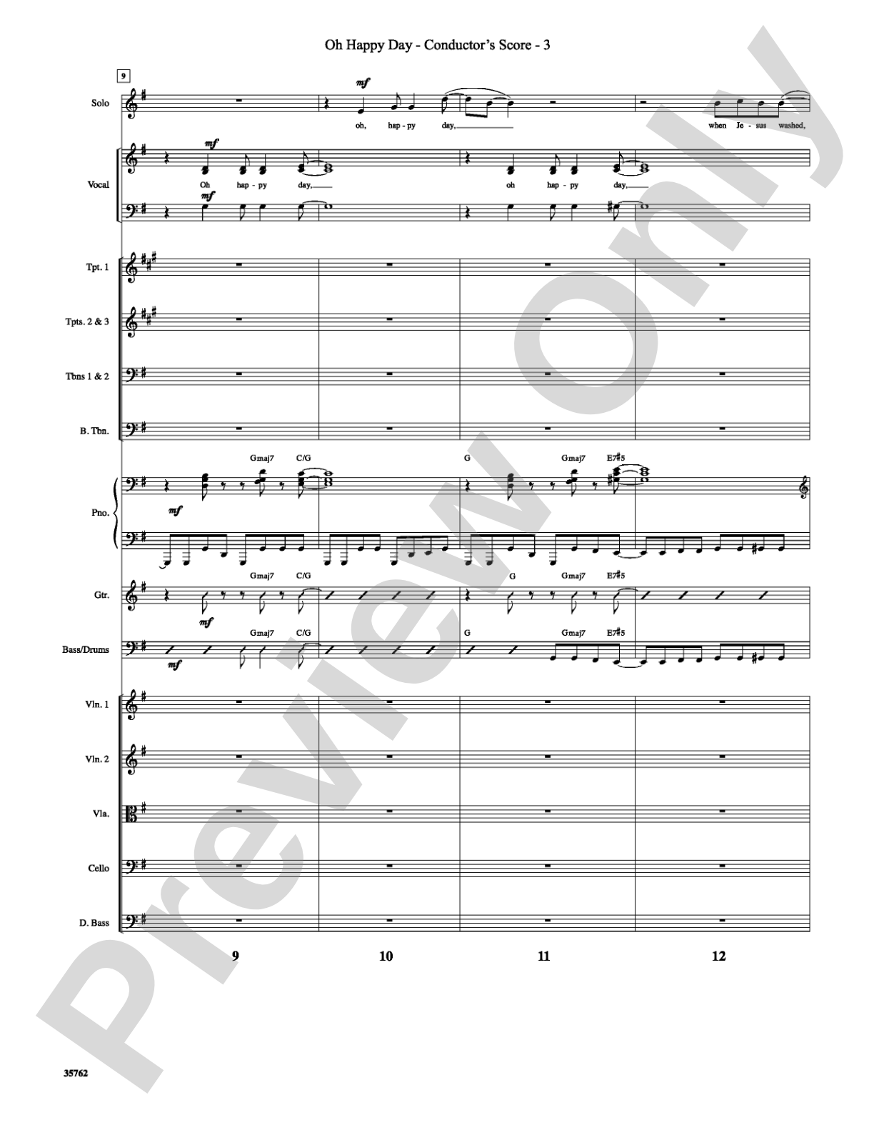 Oh Happy Day: Choral SoundPax