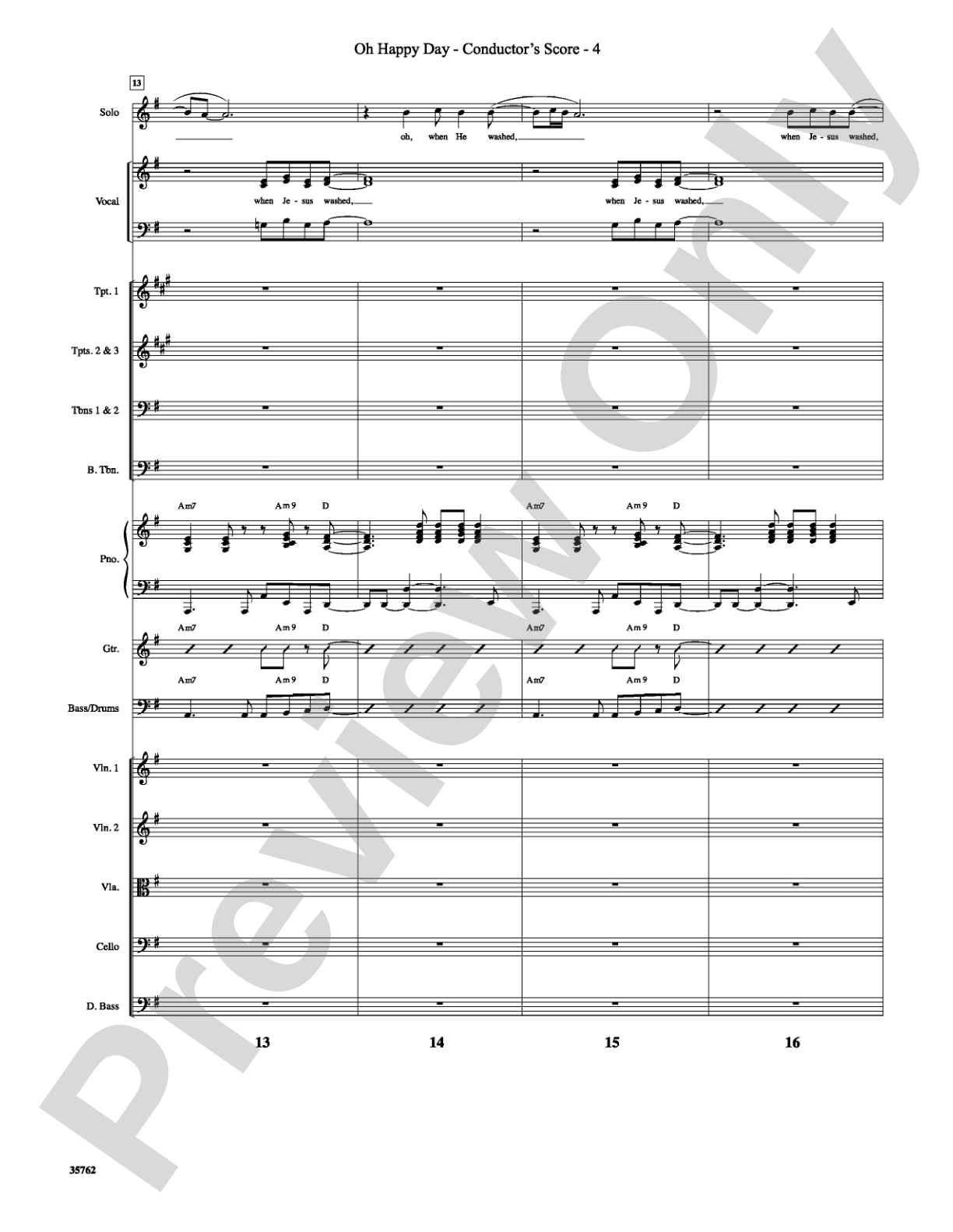 Oh Happy Day: Choral SoundPax