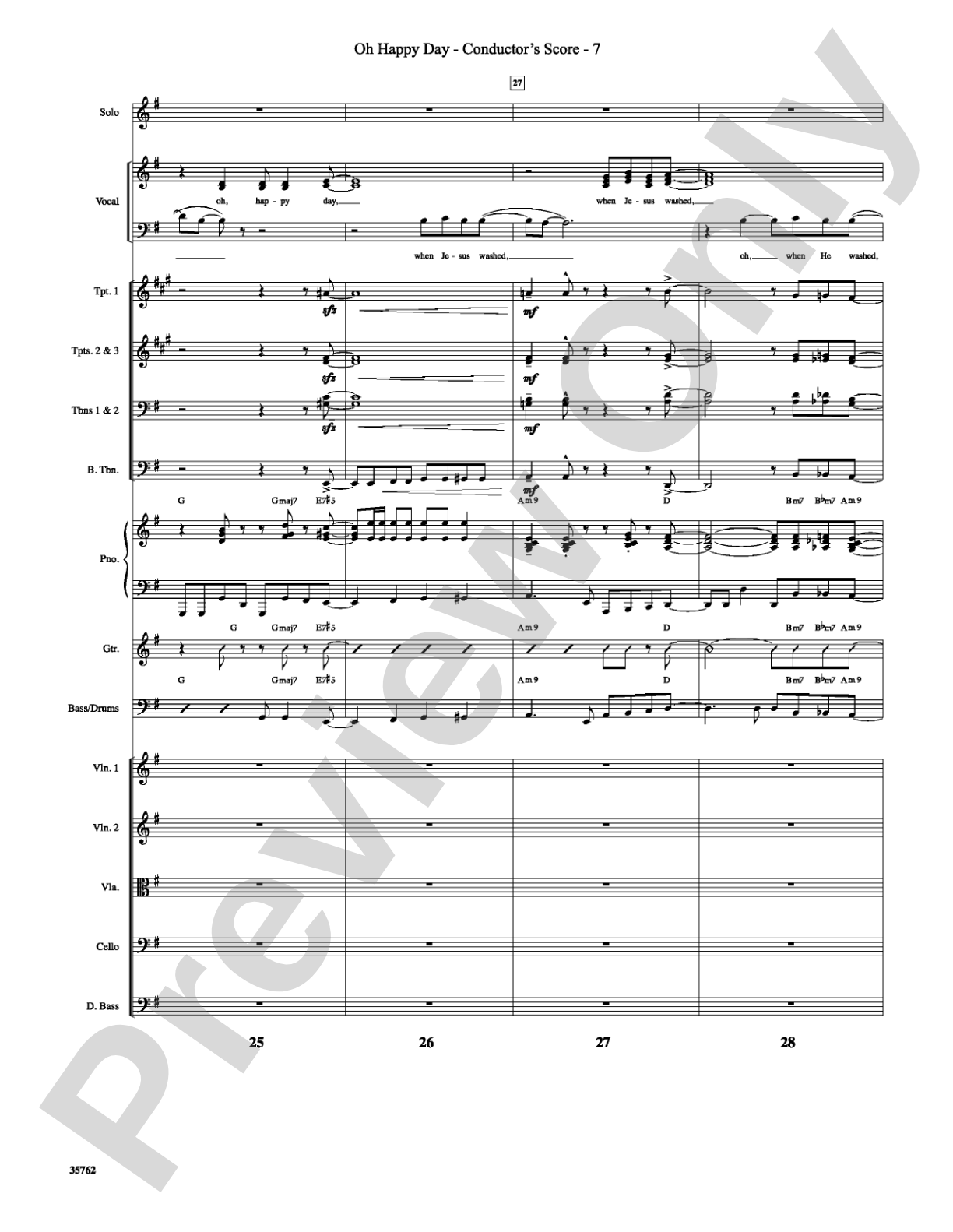 Oh Happy Day: Choral SoundPax