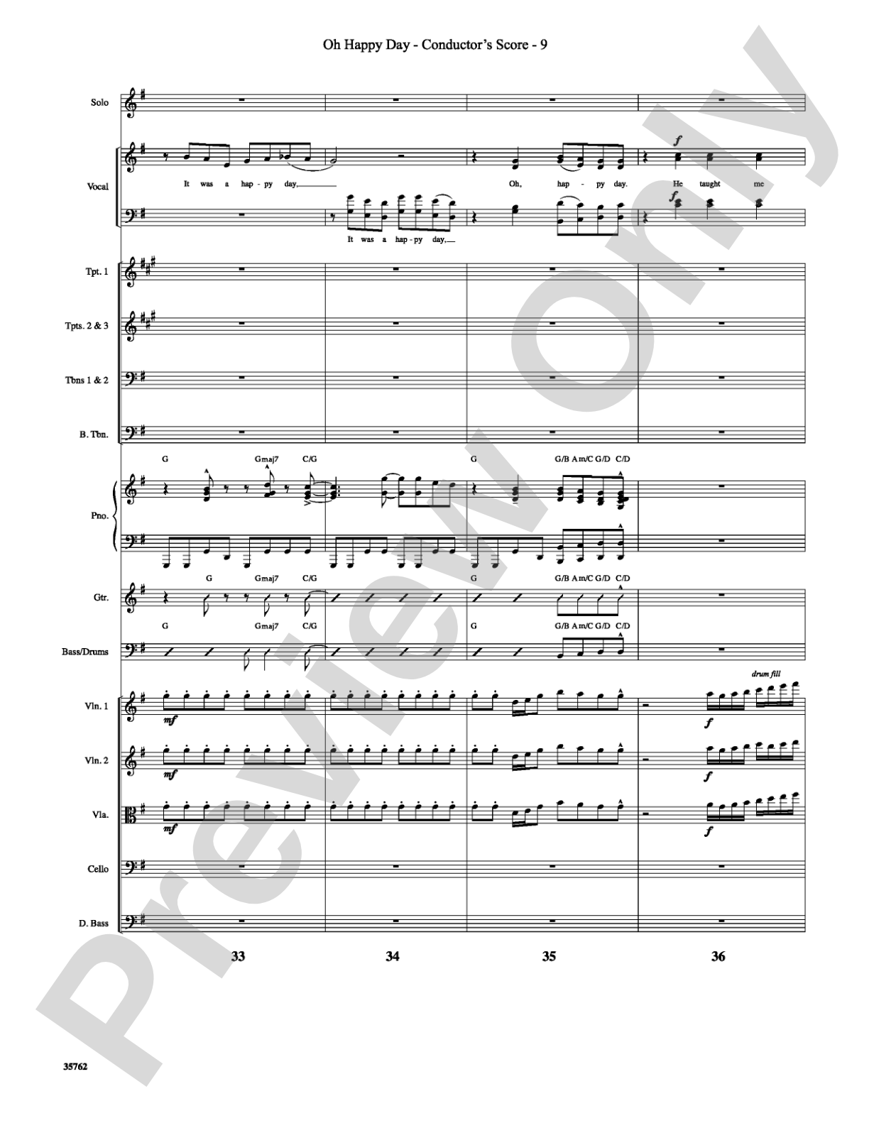 Oh Happy Day: Choral SoundPax