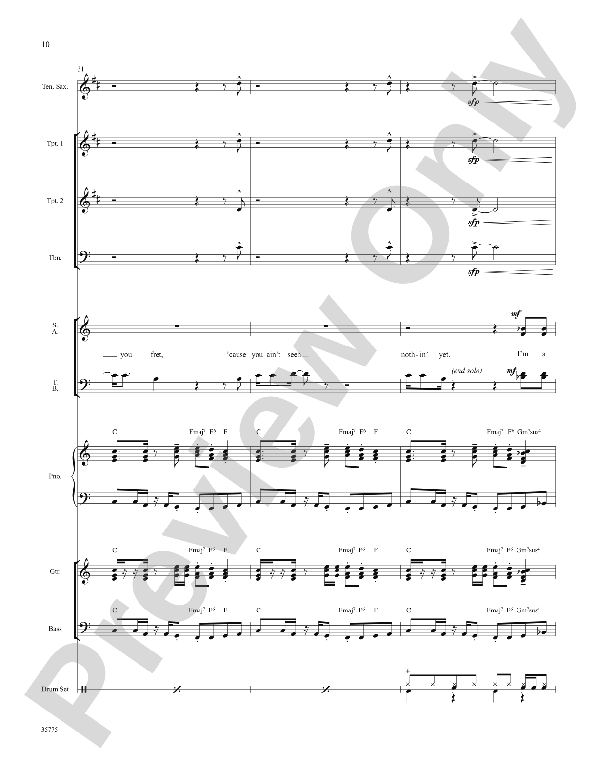 Soul Man: Score: Choral SoundPax