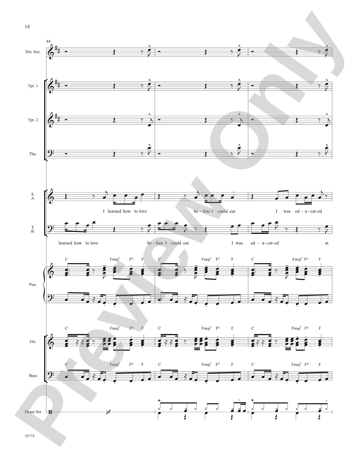 Soul Man: Score: Choral SoundPax