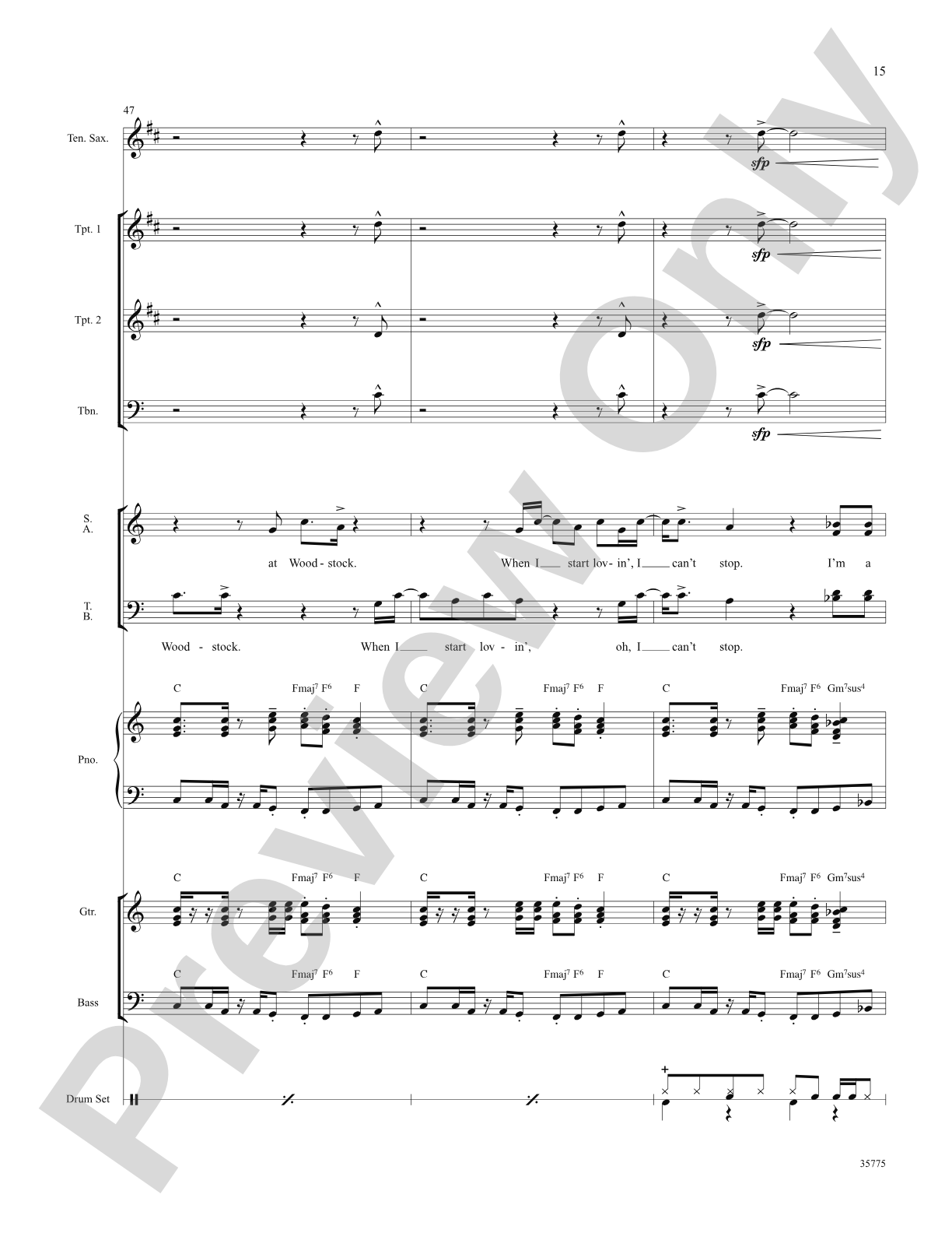 Soul Man: Score: Choral SoundPax