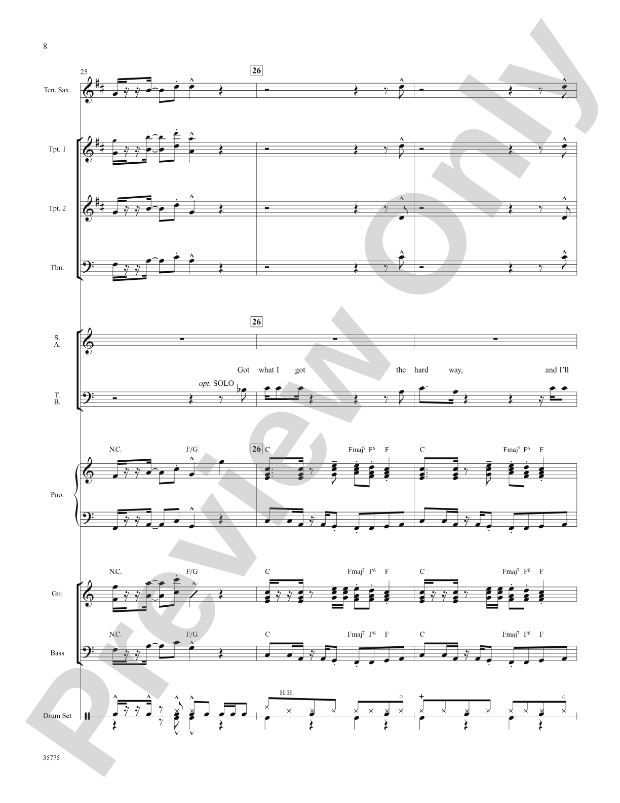 Soul Man: Score: Choral SoundPax