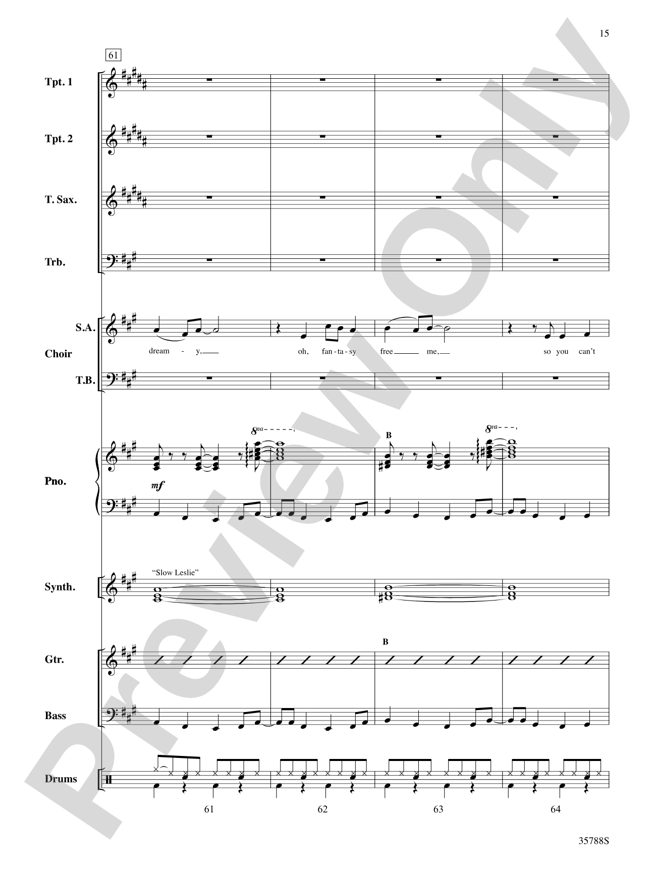 The Time Warp (from The Rocky Horror Picture Show): Choral SoundPax