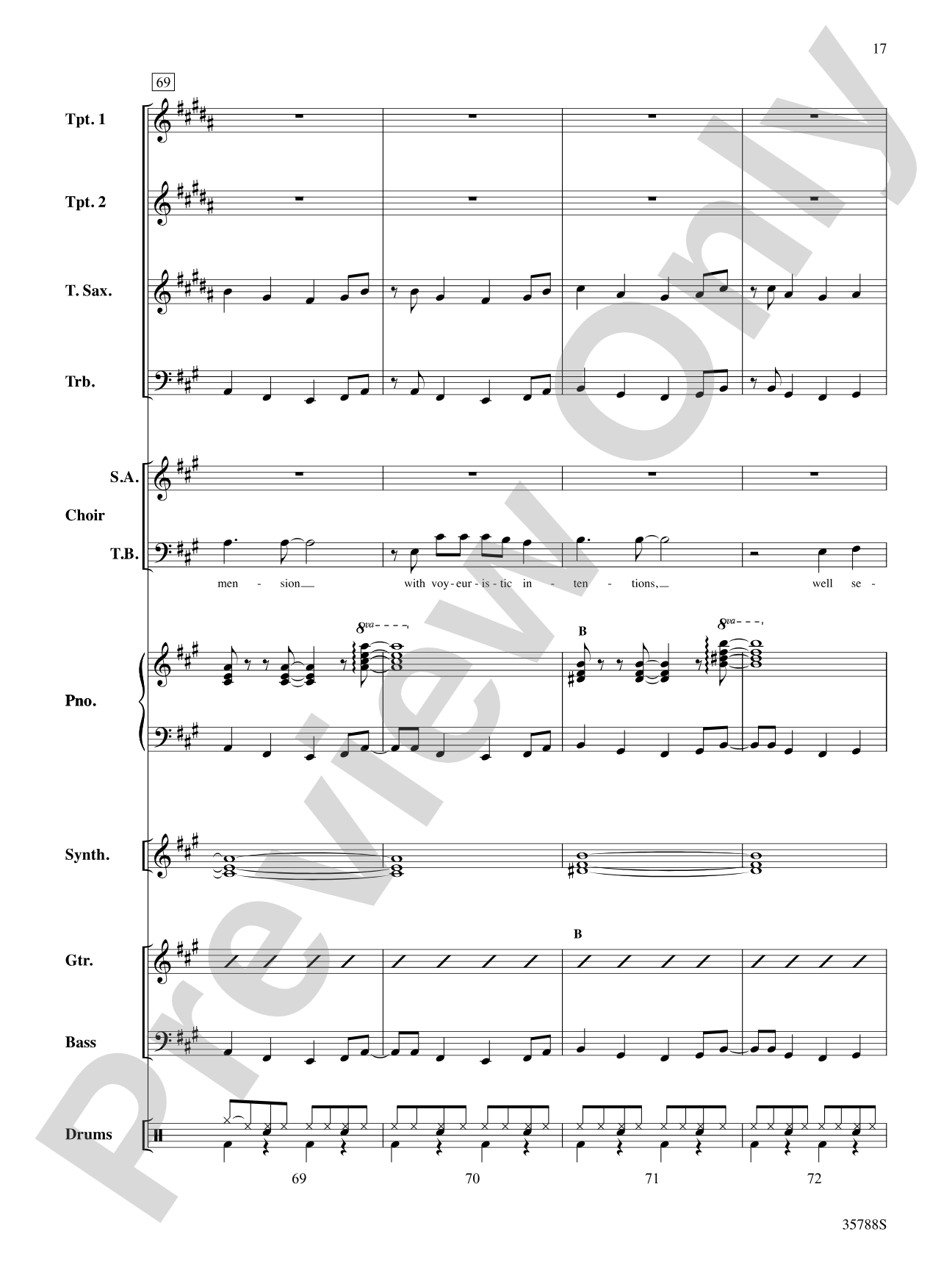 The Time Warp (from The Rocky Horror Picture Show): Choral SoundPax