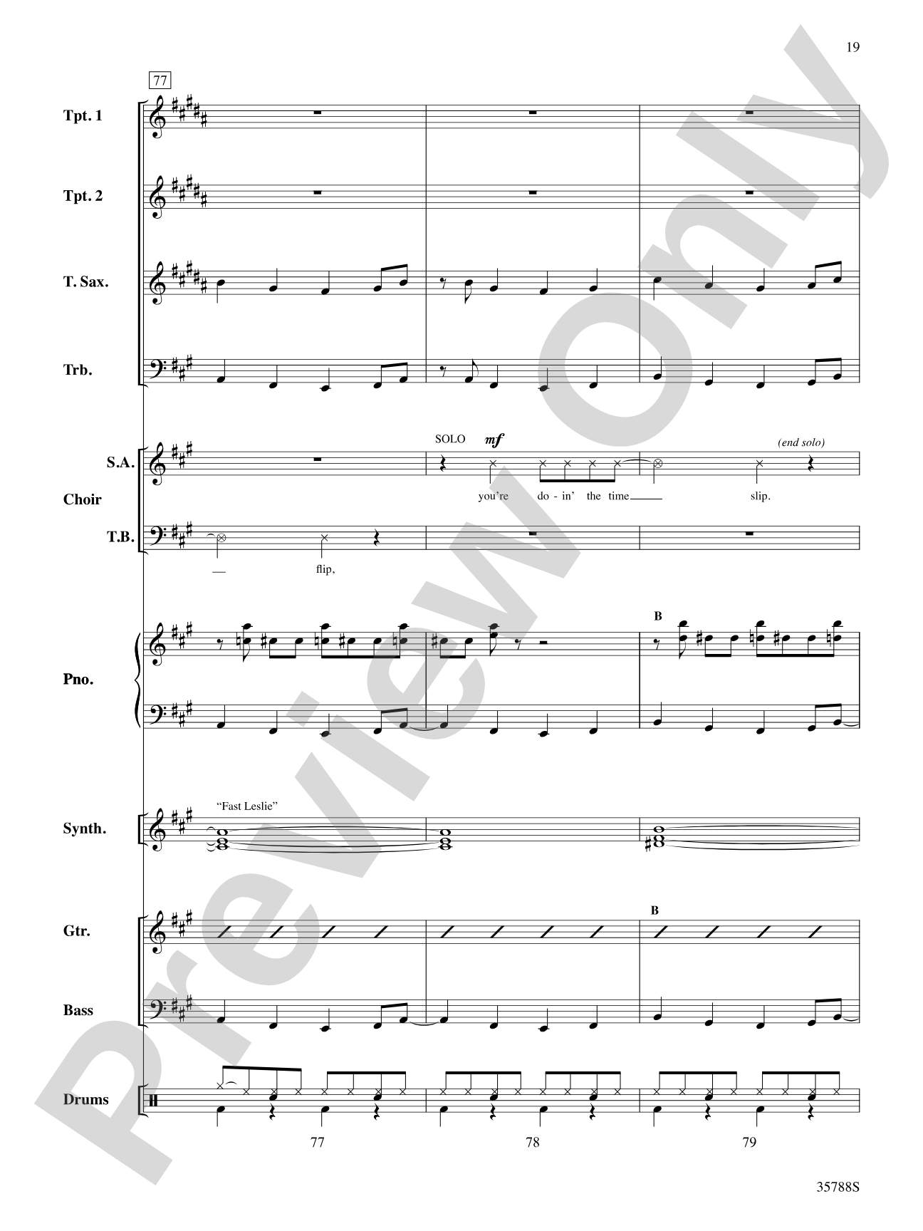 The Time Warp (from The Rocky Horror Picture Show): Choral SoundPax