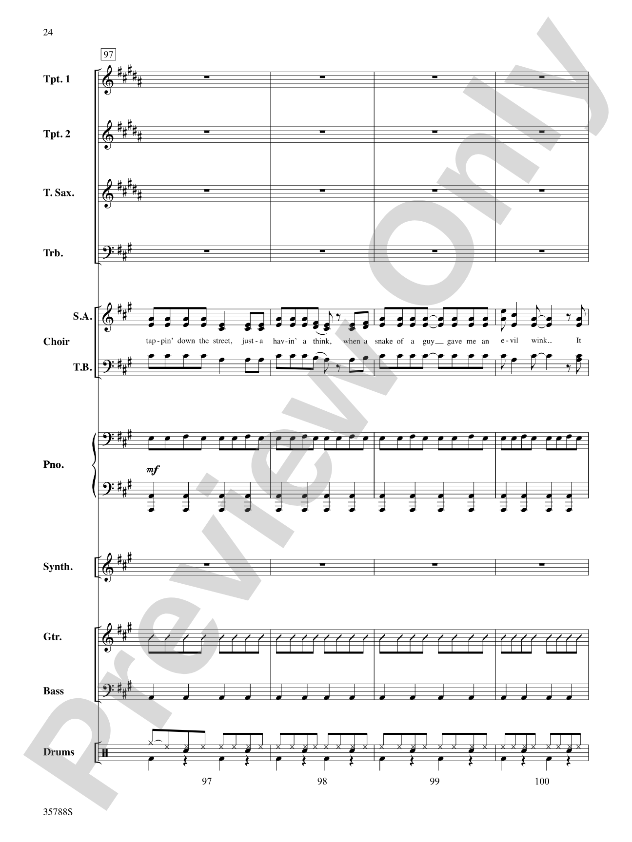 The Time Warp (from The Rocky Horror Picture Show): Choral SoundPax