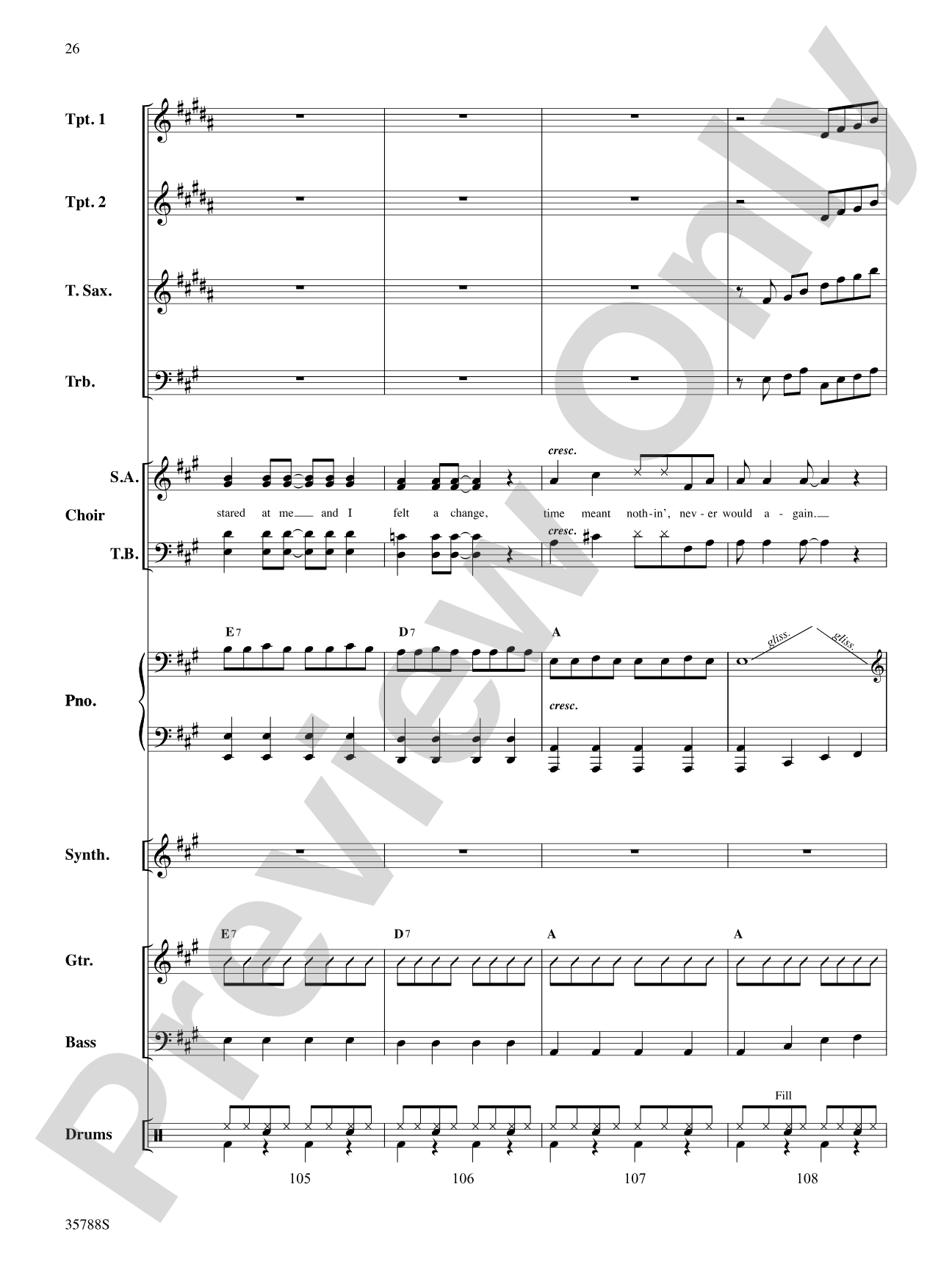 The Time Warp (from The Rocky Horror Picture Show): Choral SoundPax