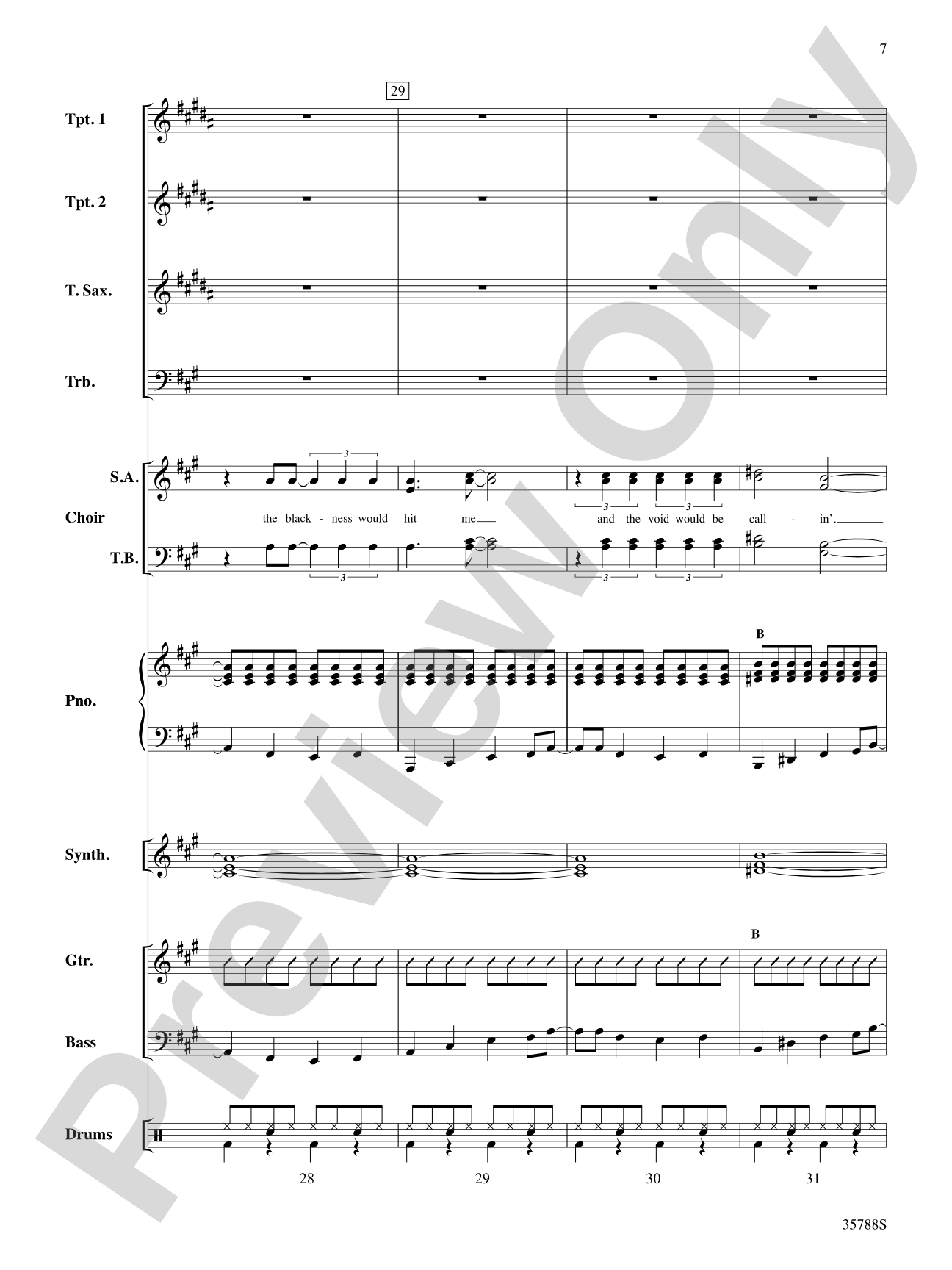 The Time Warp (from The Rocky Horror Picture Show): Choral SoundPax