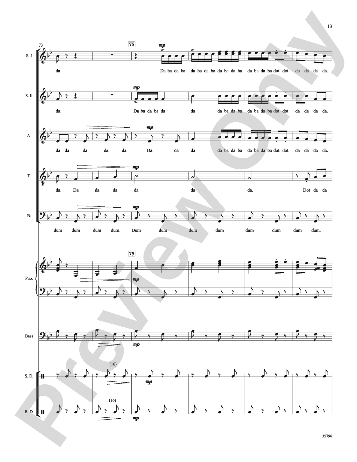 Bugler's Holiday: Choral SoundPax