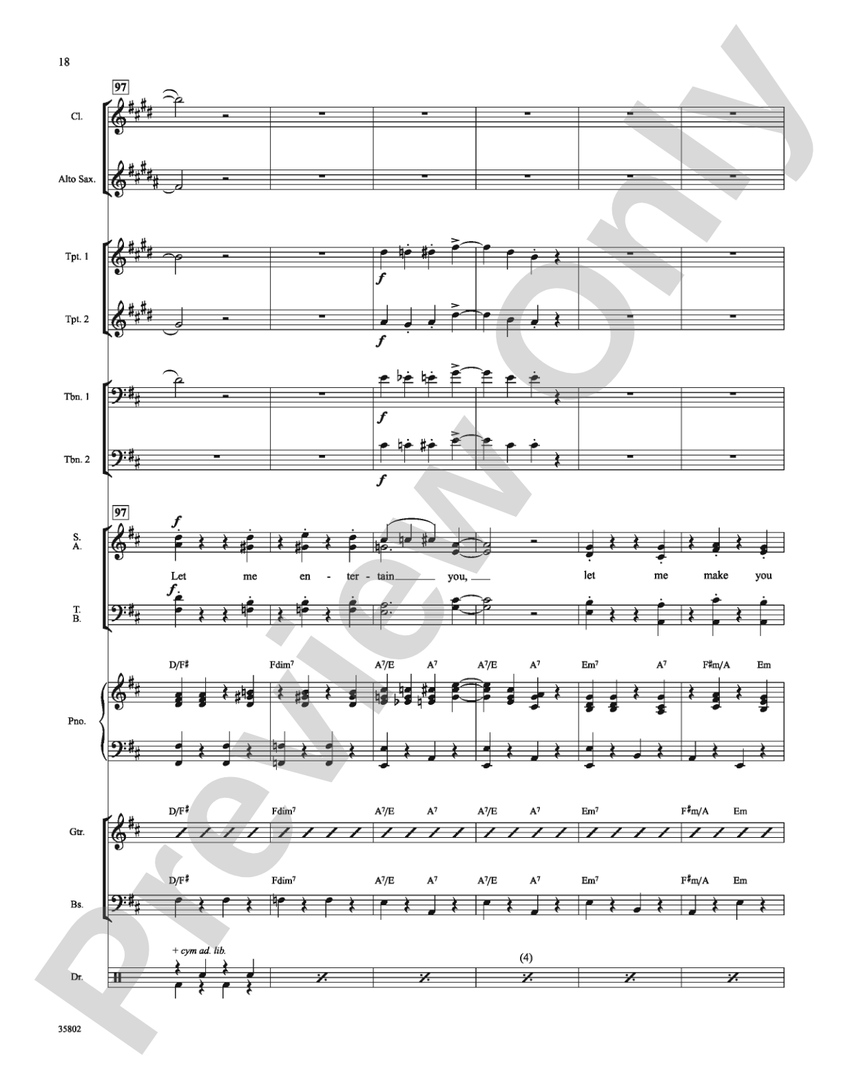 Let Me Entertain You (from Gypsy): Choral SoundPax