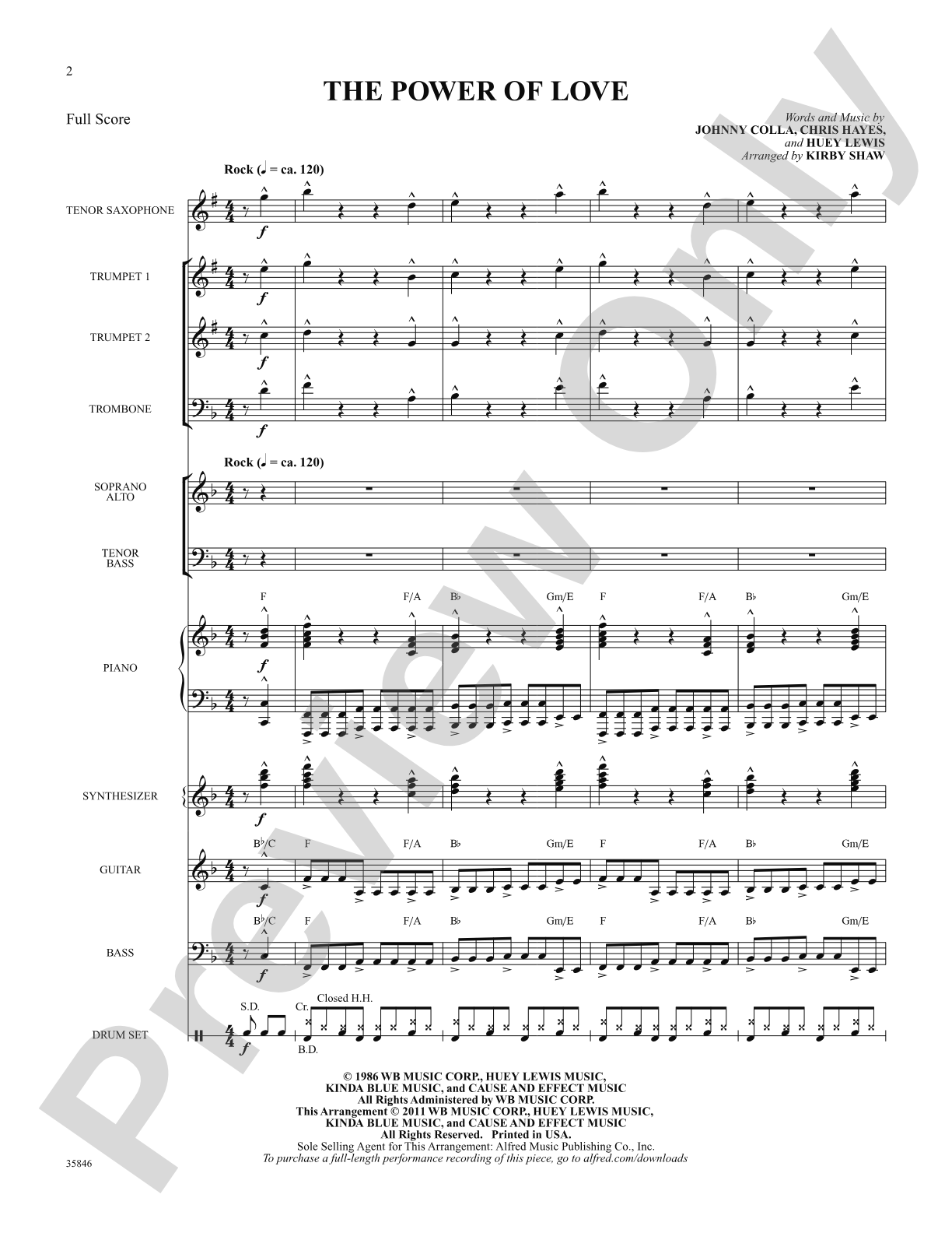 The Power of Love: Choral SoundPax