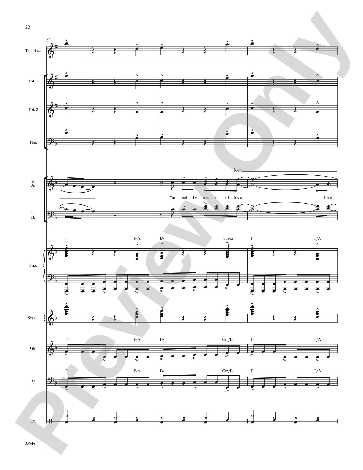 The Power of Love: Choral SoundPax