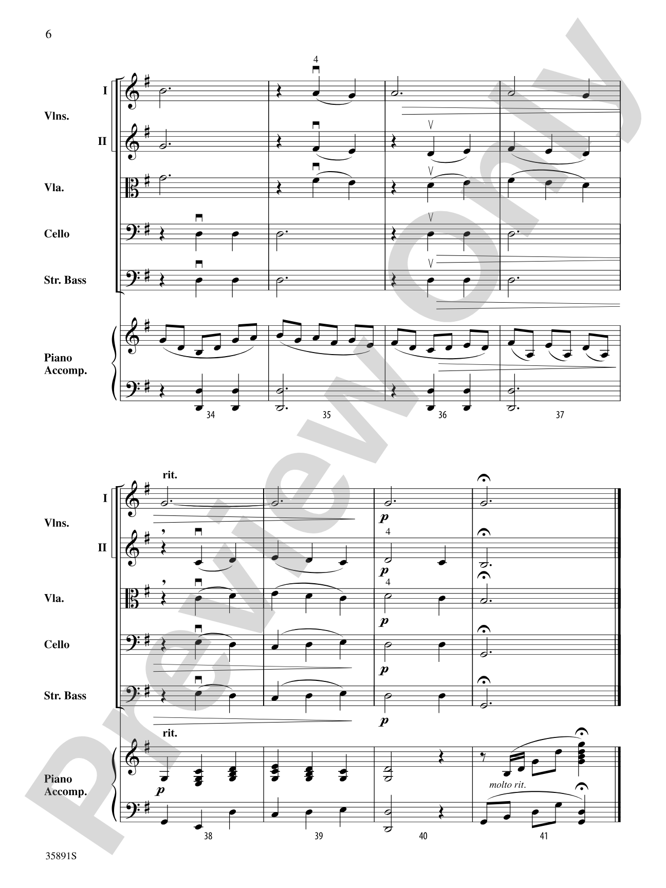 Scottish Air: String Orchestra Conductor Score & Parts