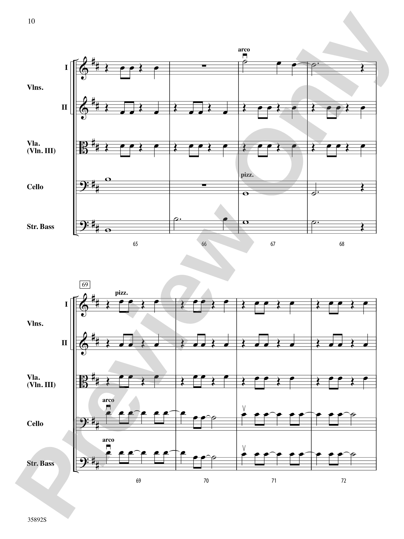 Over the Rainbow: Score