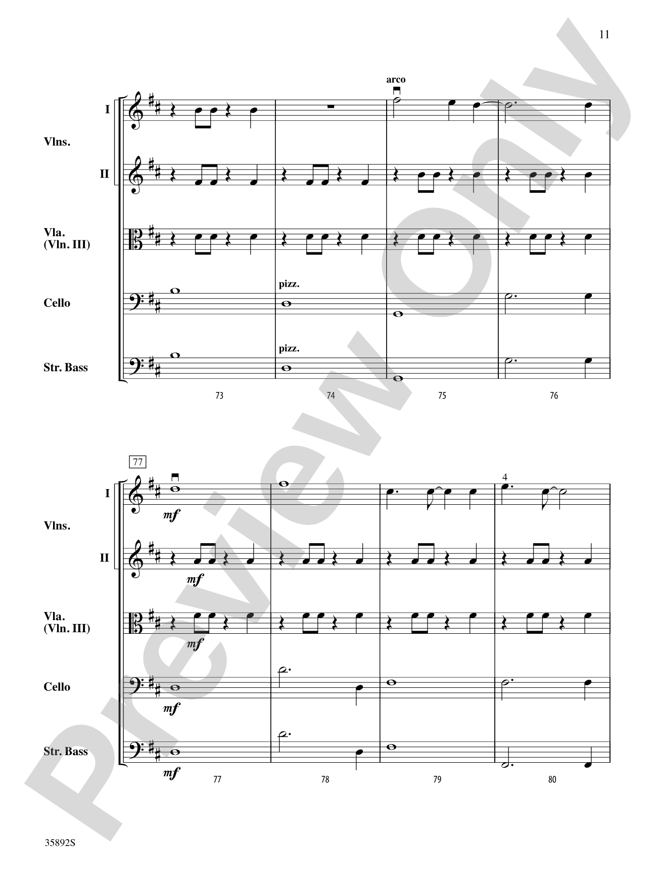 Over the Rainbow: Score