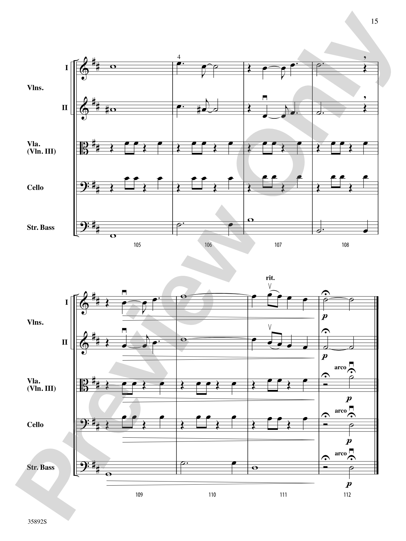 Over the Rainbow: Score