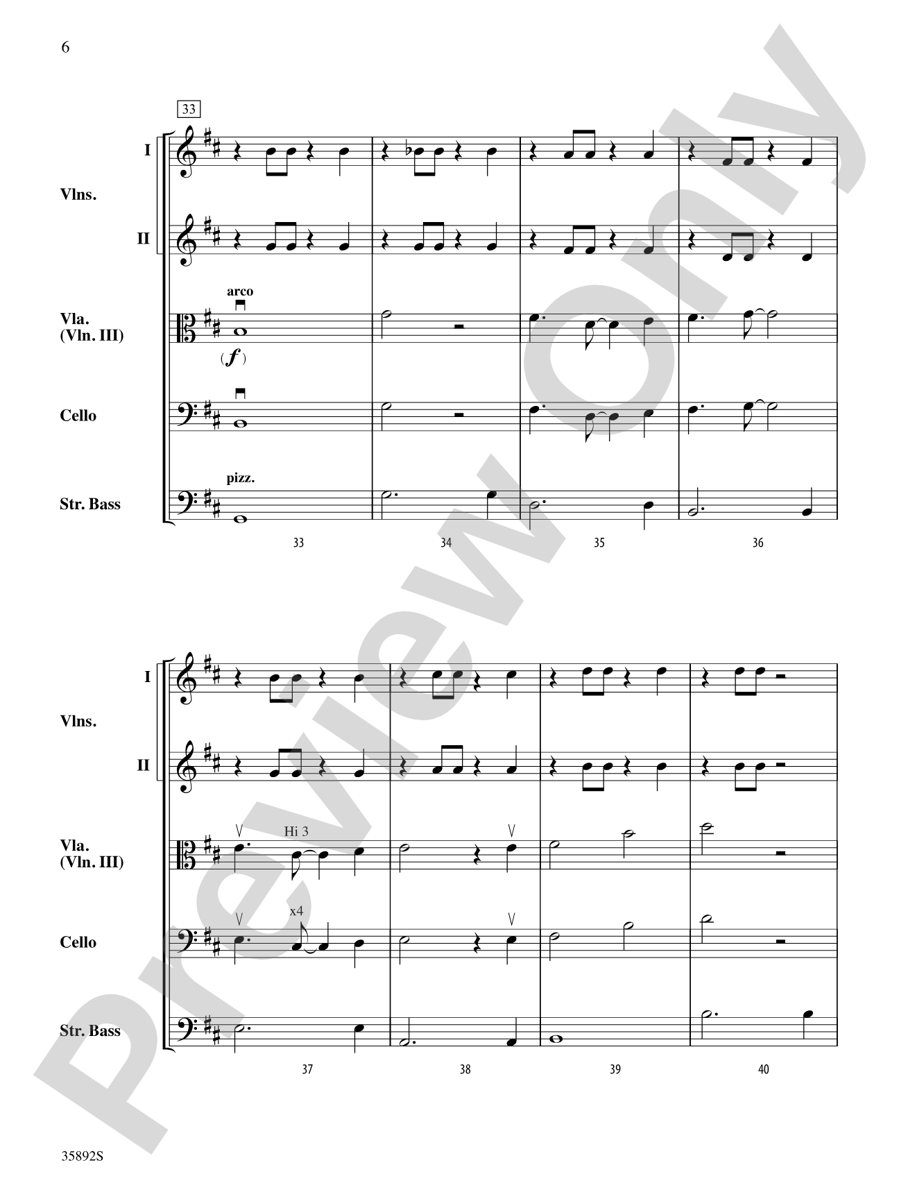 Over the Rainbow: Score