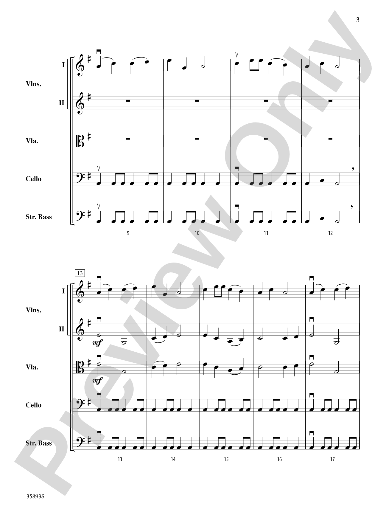 Dragon Dance: String Orchestra Conductor Score & Parts