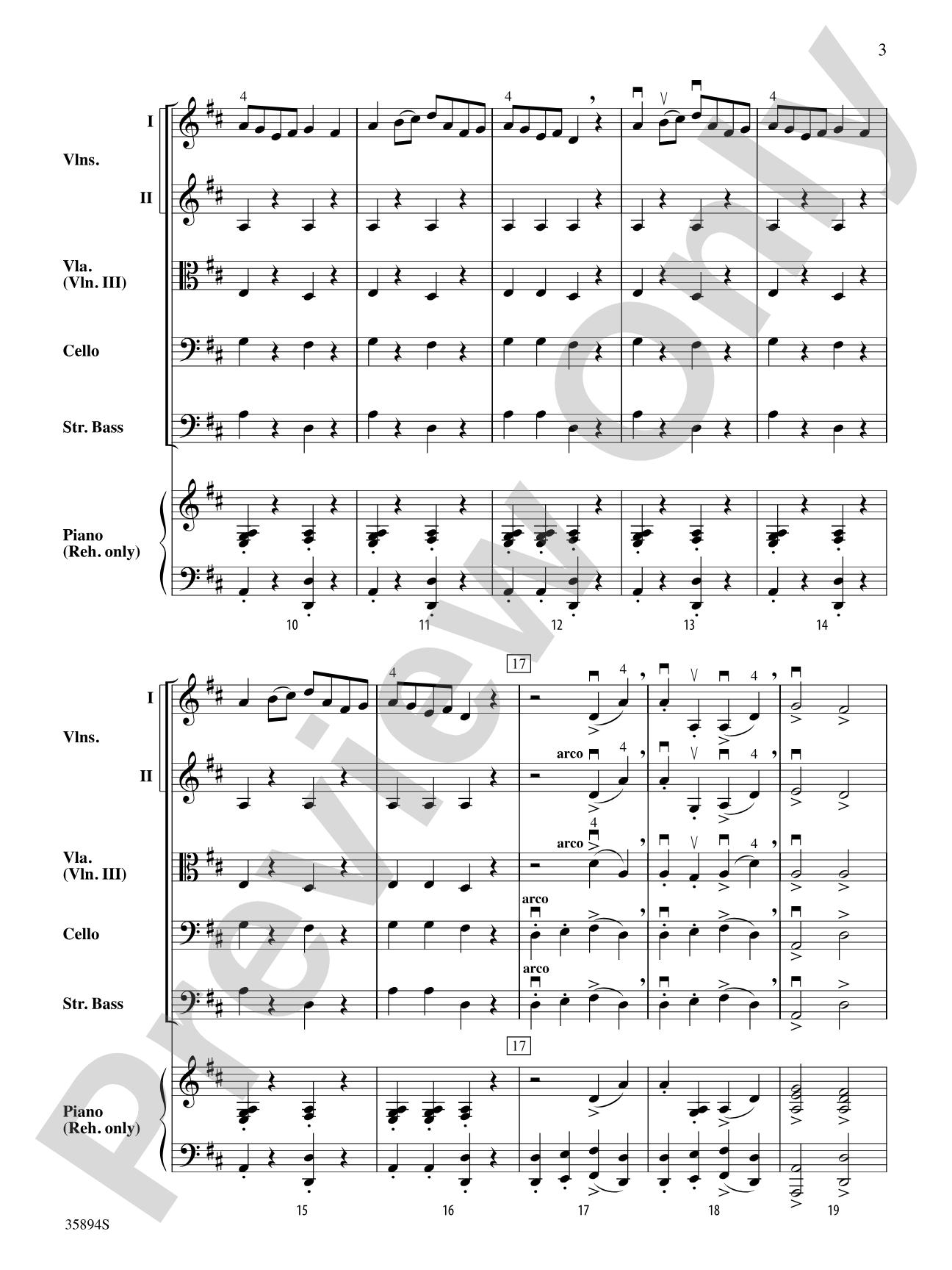 Danish Dance: String Orchestra Conductor Score & Parts