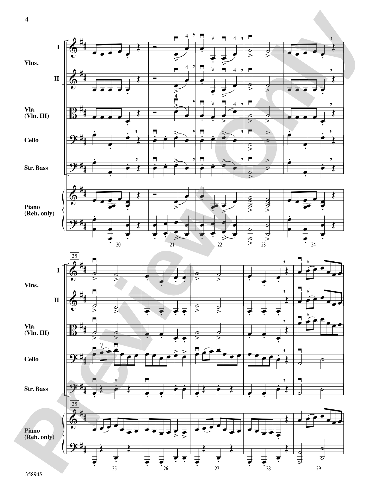 Danish Dance: String Orchestra Conductor Score & Parts