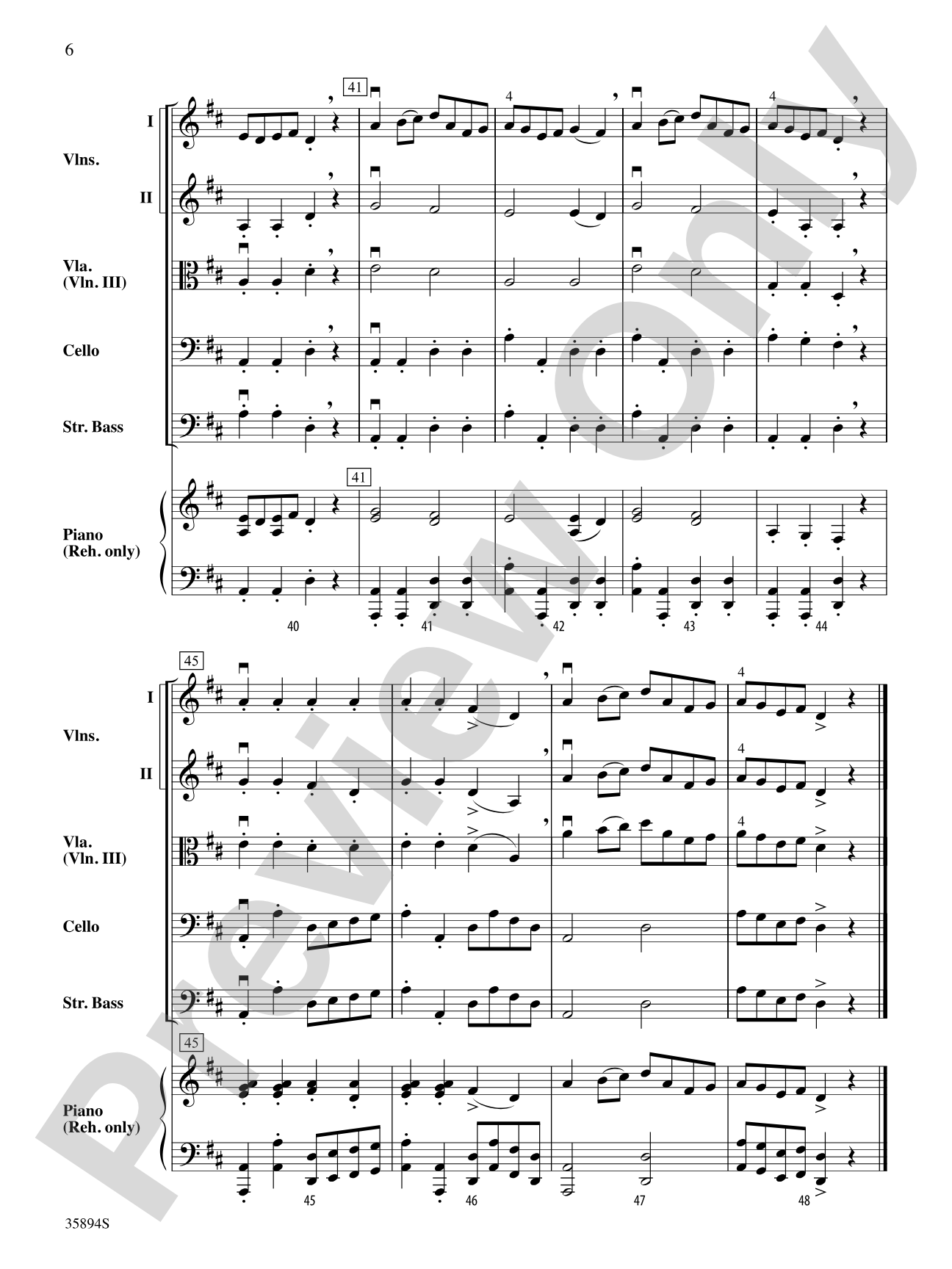 Danish Dance: String Orchestra Conductor Score & Parts