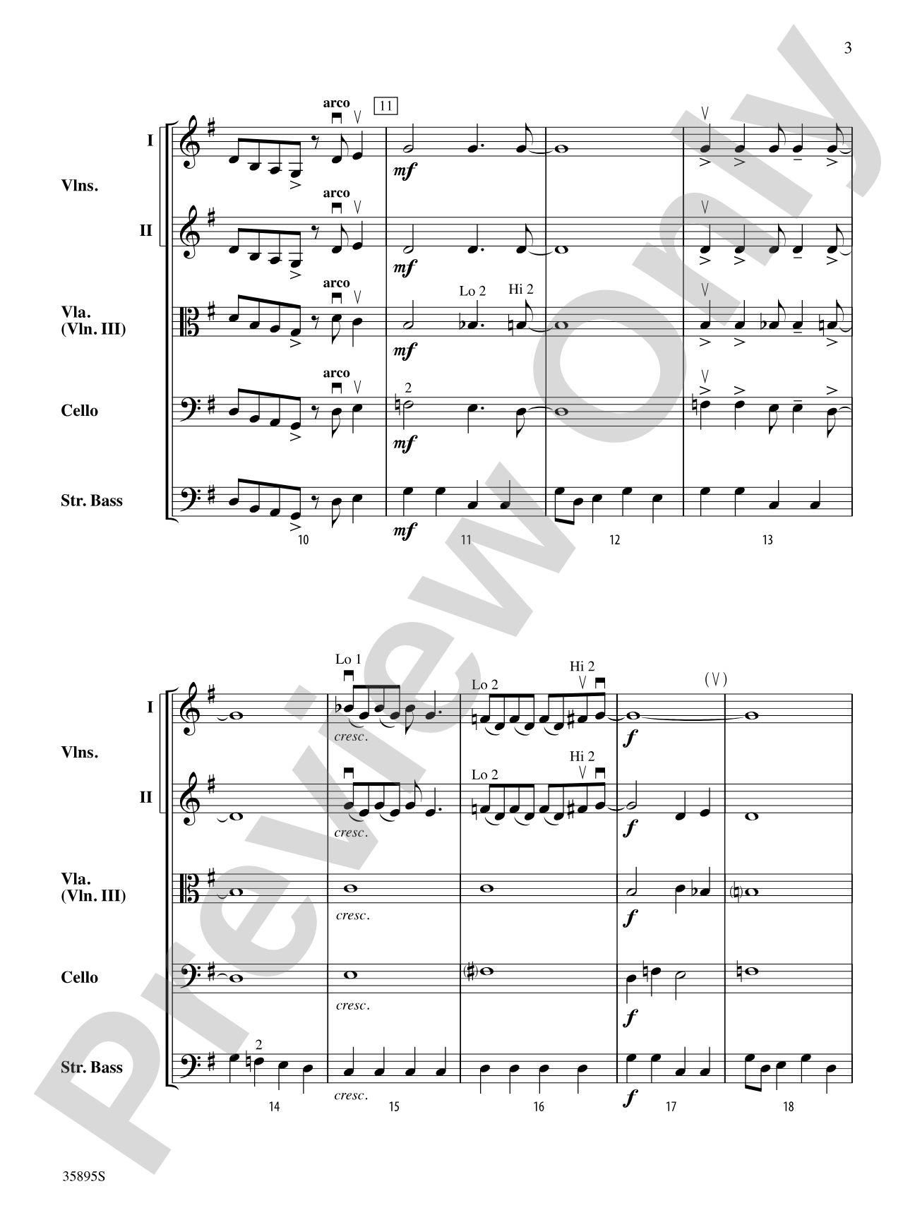 Clap Your Hands, Everybody: String Orchestra Conductor Score & Parts
