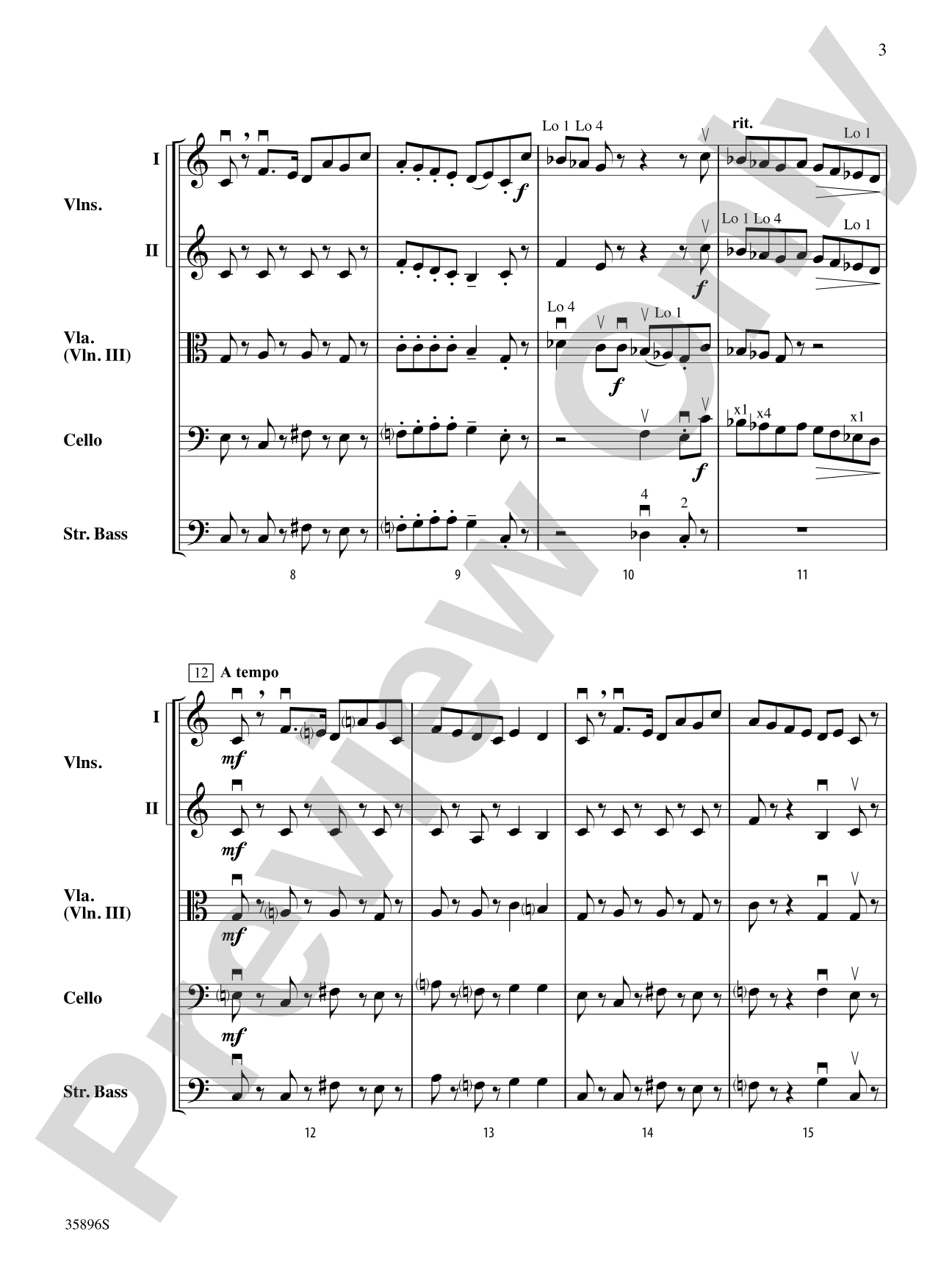 The Nutcracker... In About Three Minutes: String Orchestra Conductor Score & Parts