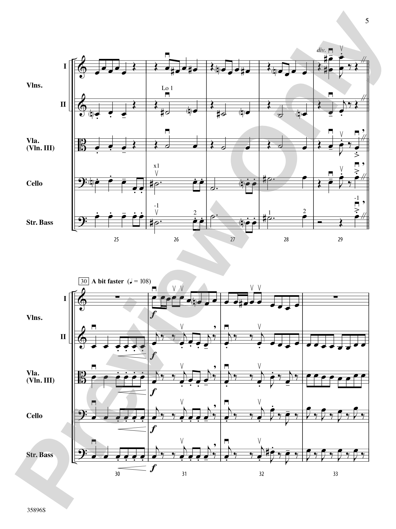 The Nutcracker... In About Three Minutes: String Orchestra Conductor Score & Parts