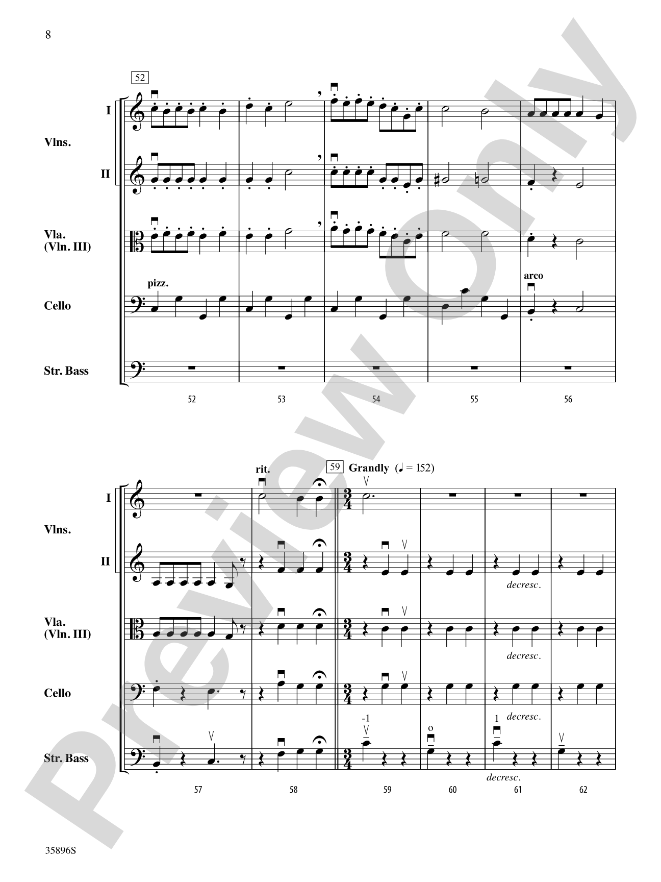 The Nutcracker... In About Three Minutes: String Orchestra Conductor Score & Parts