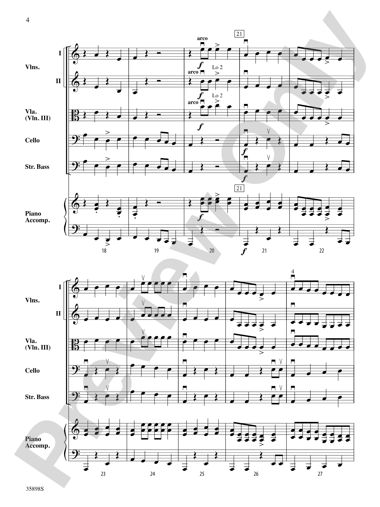 Notable Neighbors: String Orchestra Conductor Score & Parts