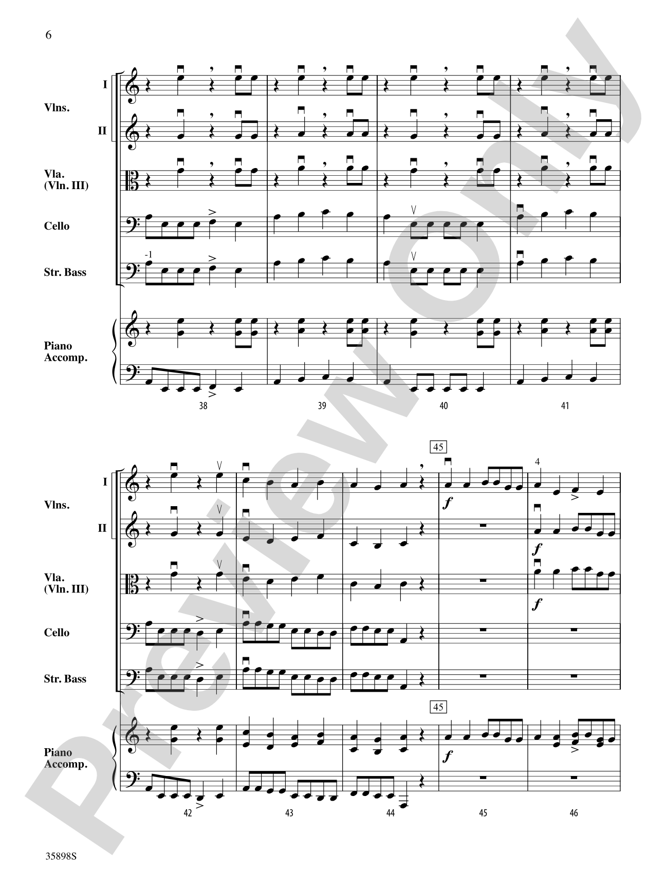 Notable Neighbors: String Orchestra Conductor Score & Parts