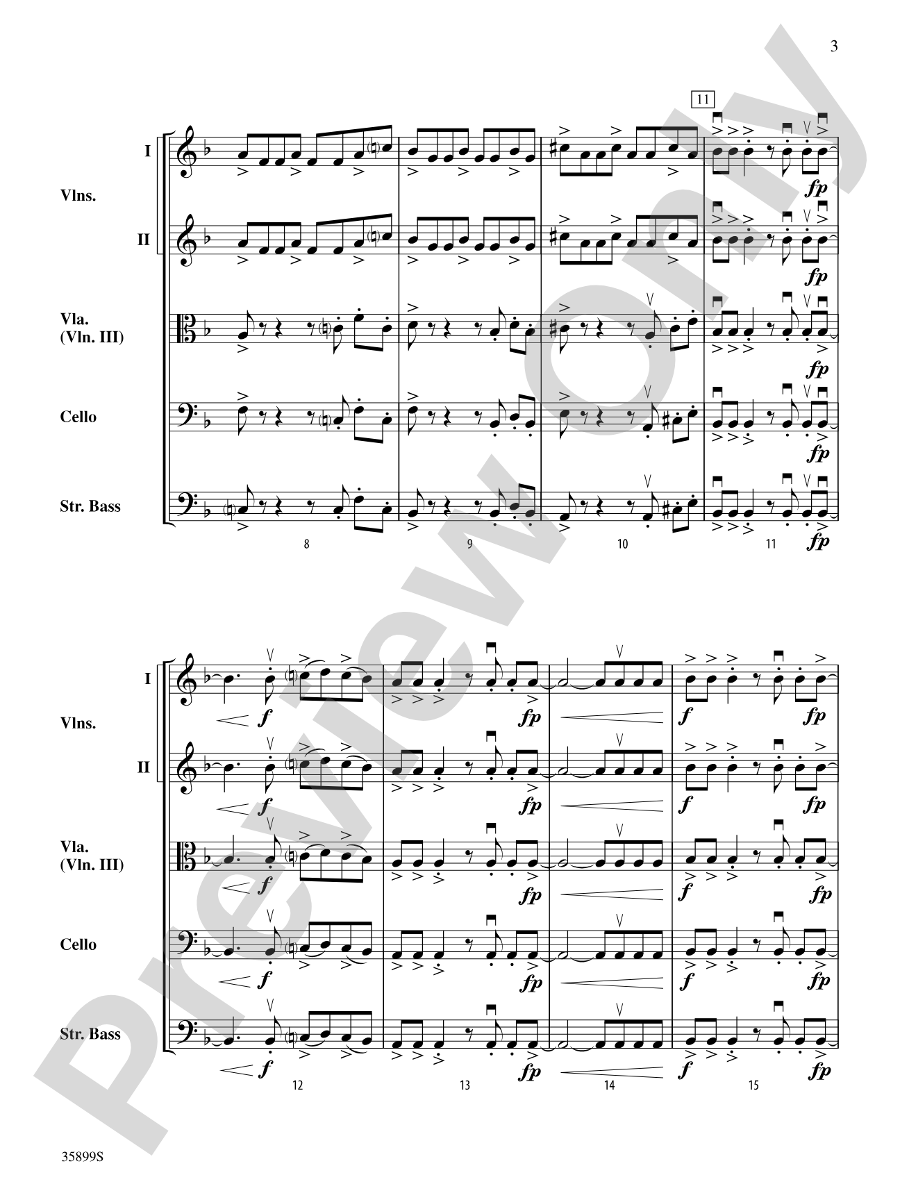 iRock: String Orchestra Conductor Score & Parts