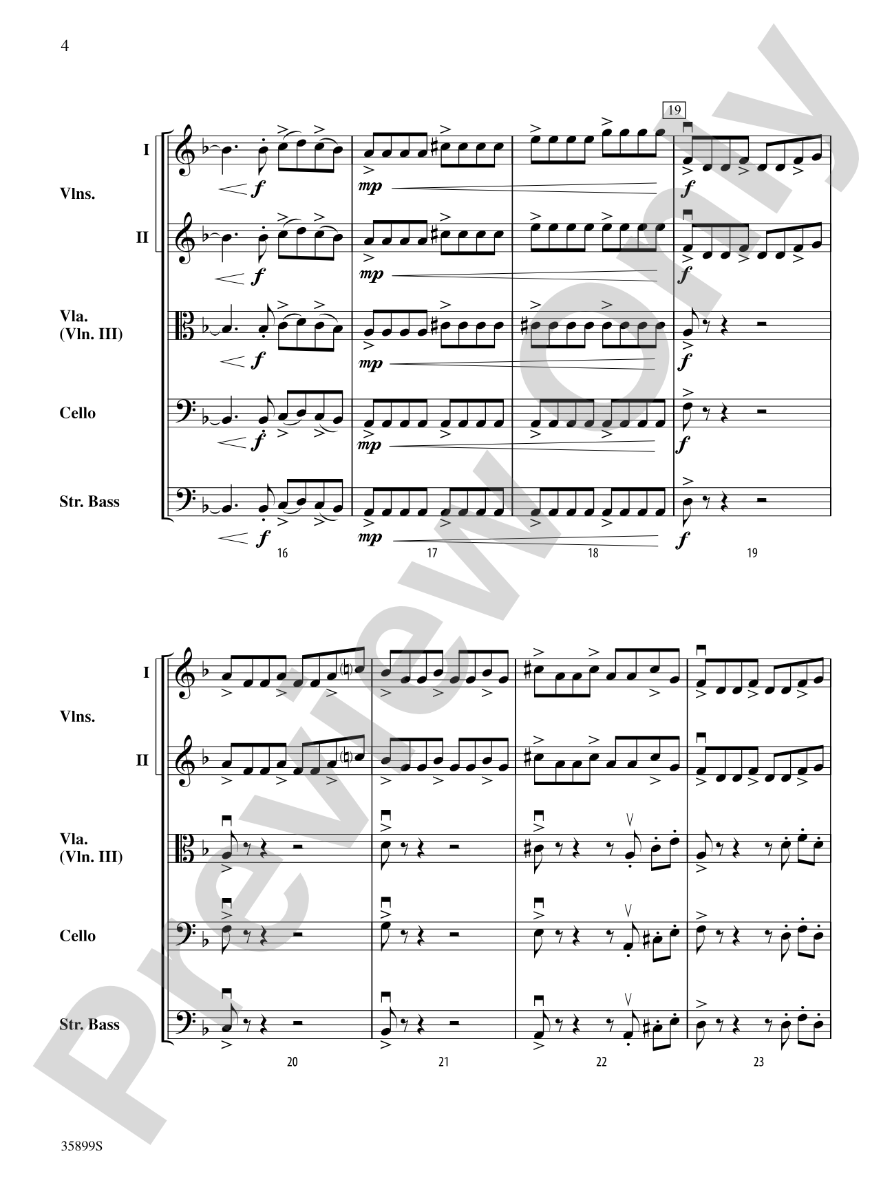 iRock: String Orchestra Conductor Score & Parts