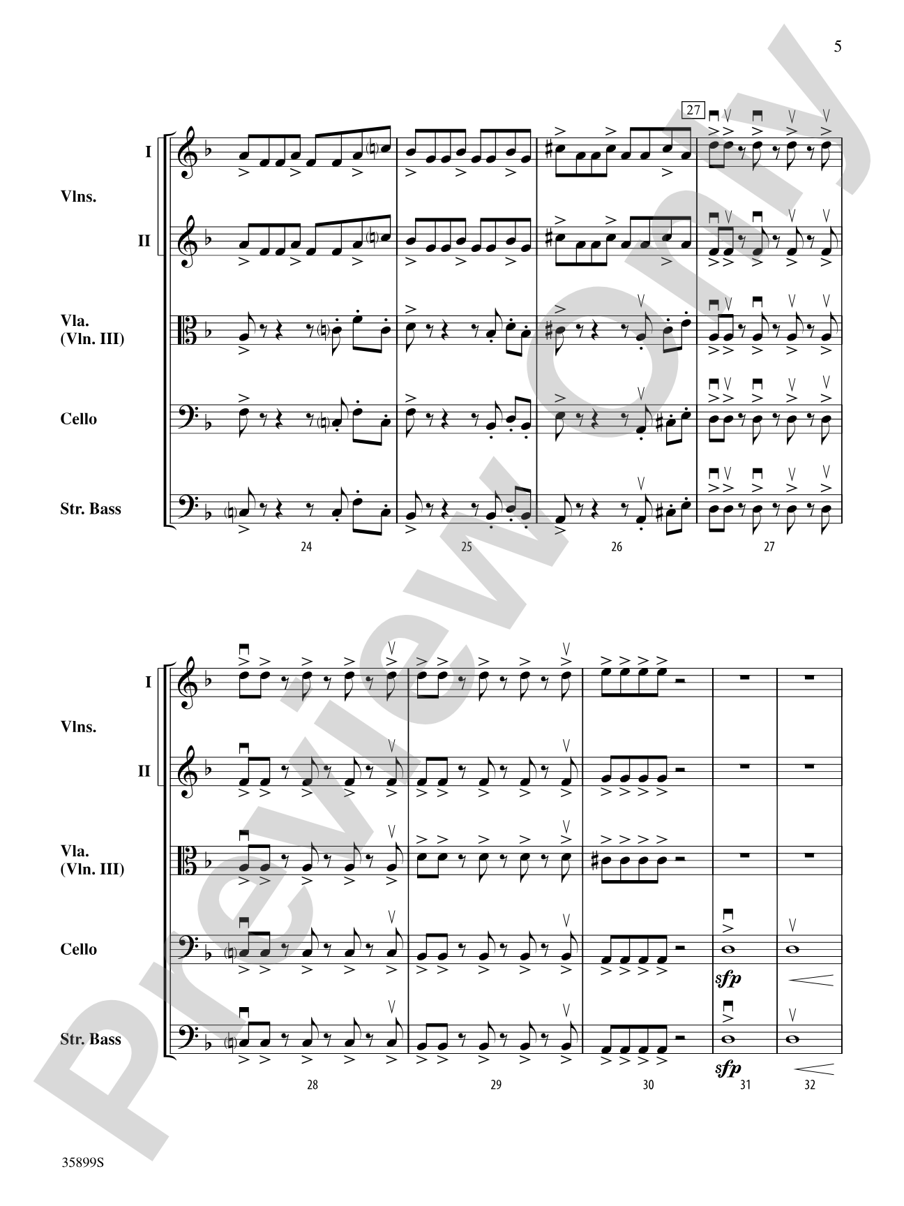 iRock: String Orchestra Conductor Score & Parts